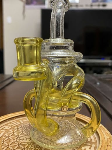 Preview pic of CHT Mini Recycler 4-Uptake 2-Drain ELECTRIC BLUE / SERUM
