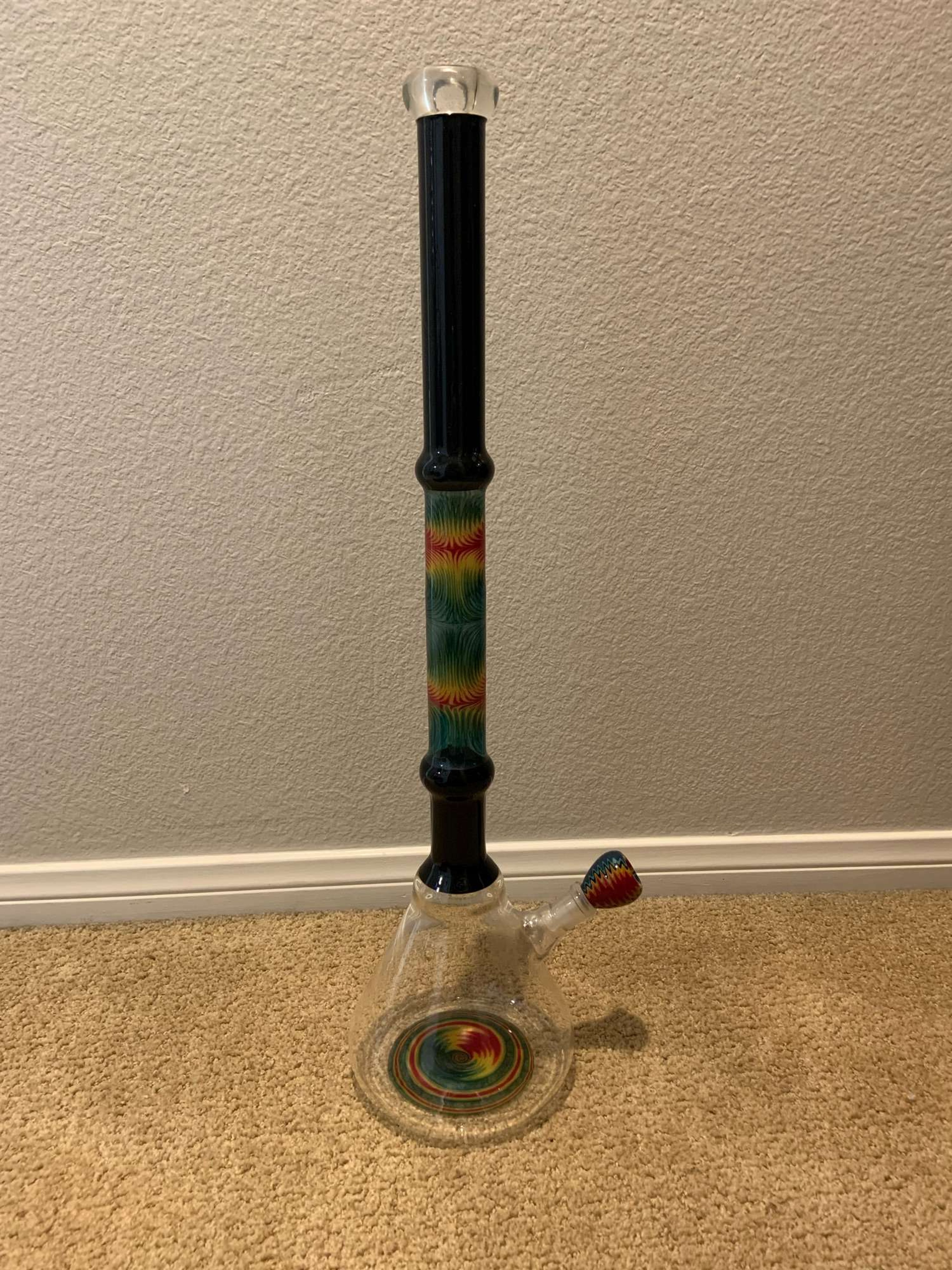 Zoltan Glass x Opinicus 9 wigwag Cropal Beaker image 0