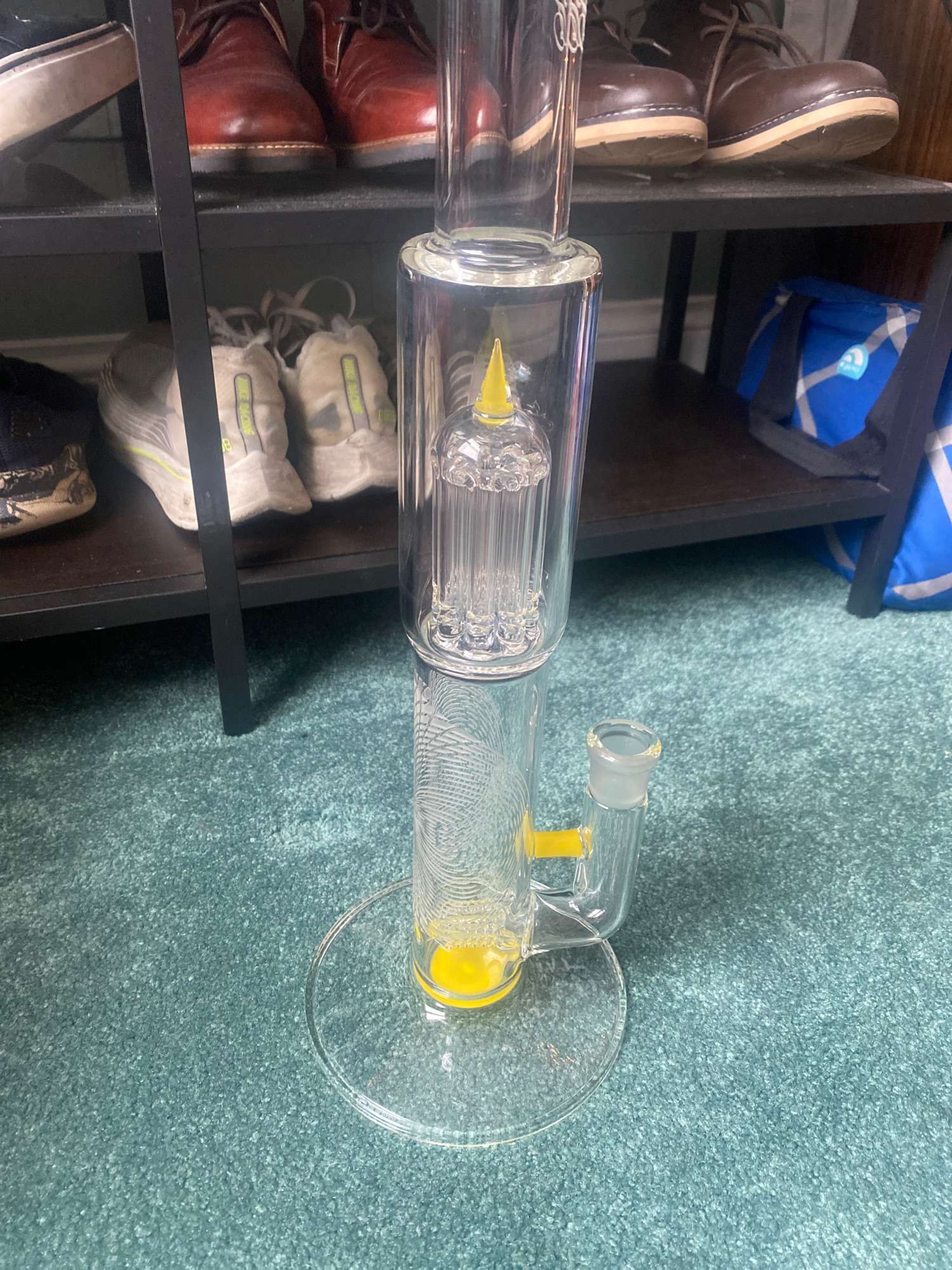 2020 3line 8arm Canary Yellow W reddi sand blasting image 0