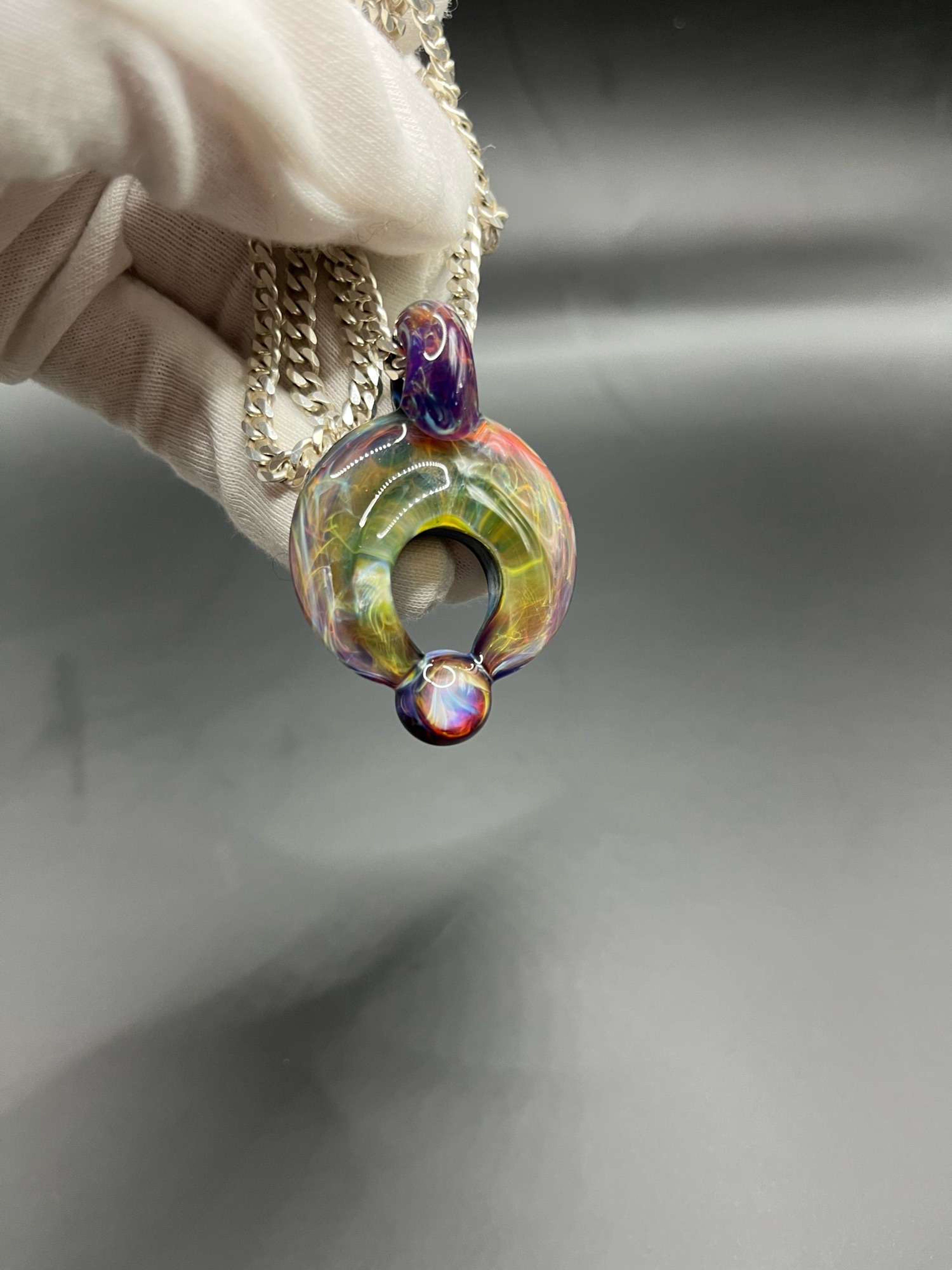 @manymoonsglass Crescent Moon Pendy image 0