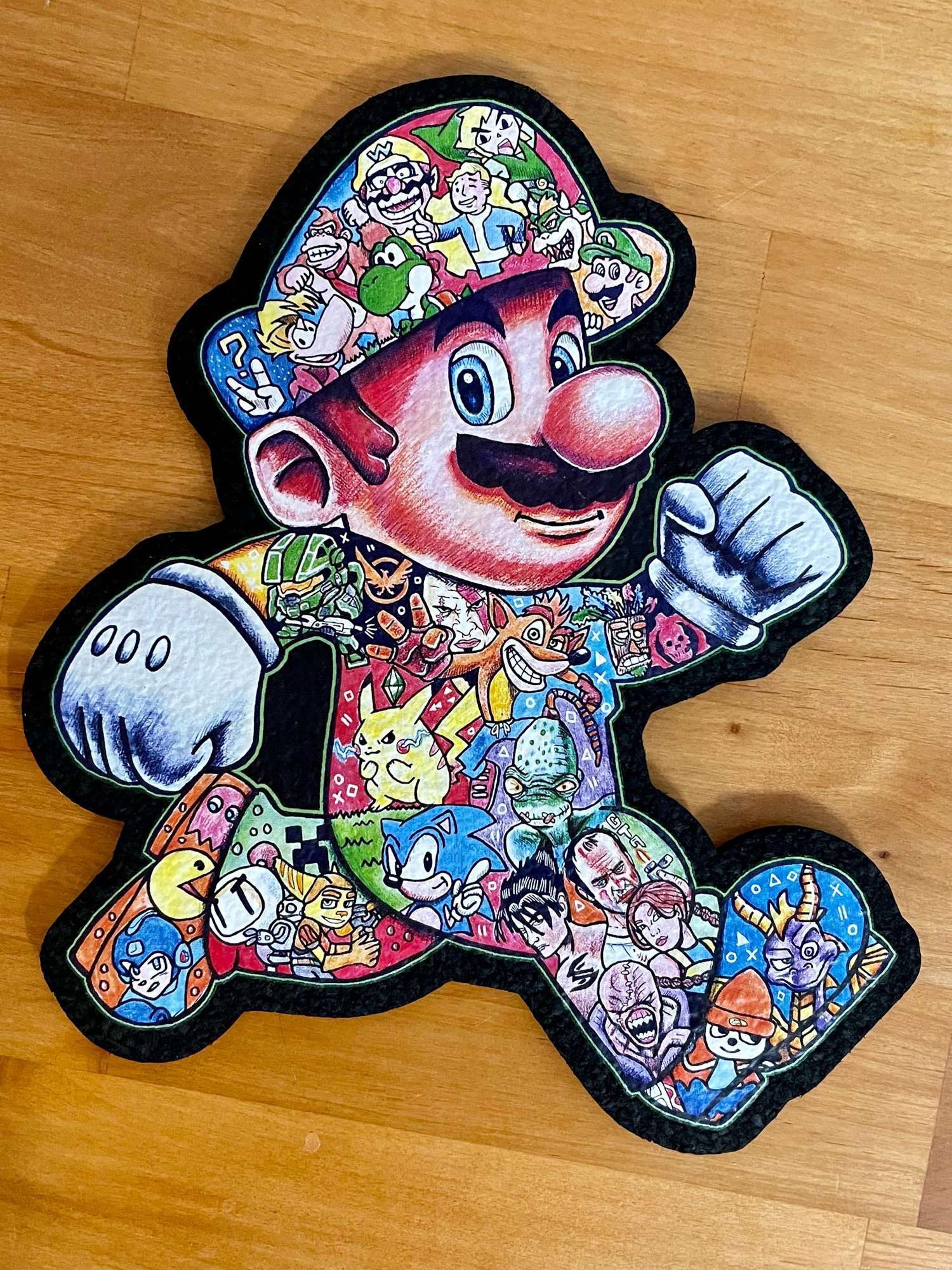 Preview pic of “Mario” Moodmat by Forever Rising, Limited Edition 100, Brand New, Never Used