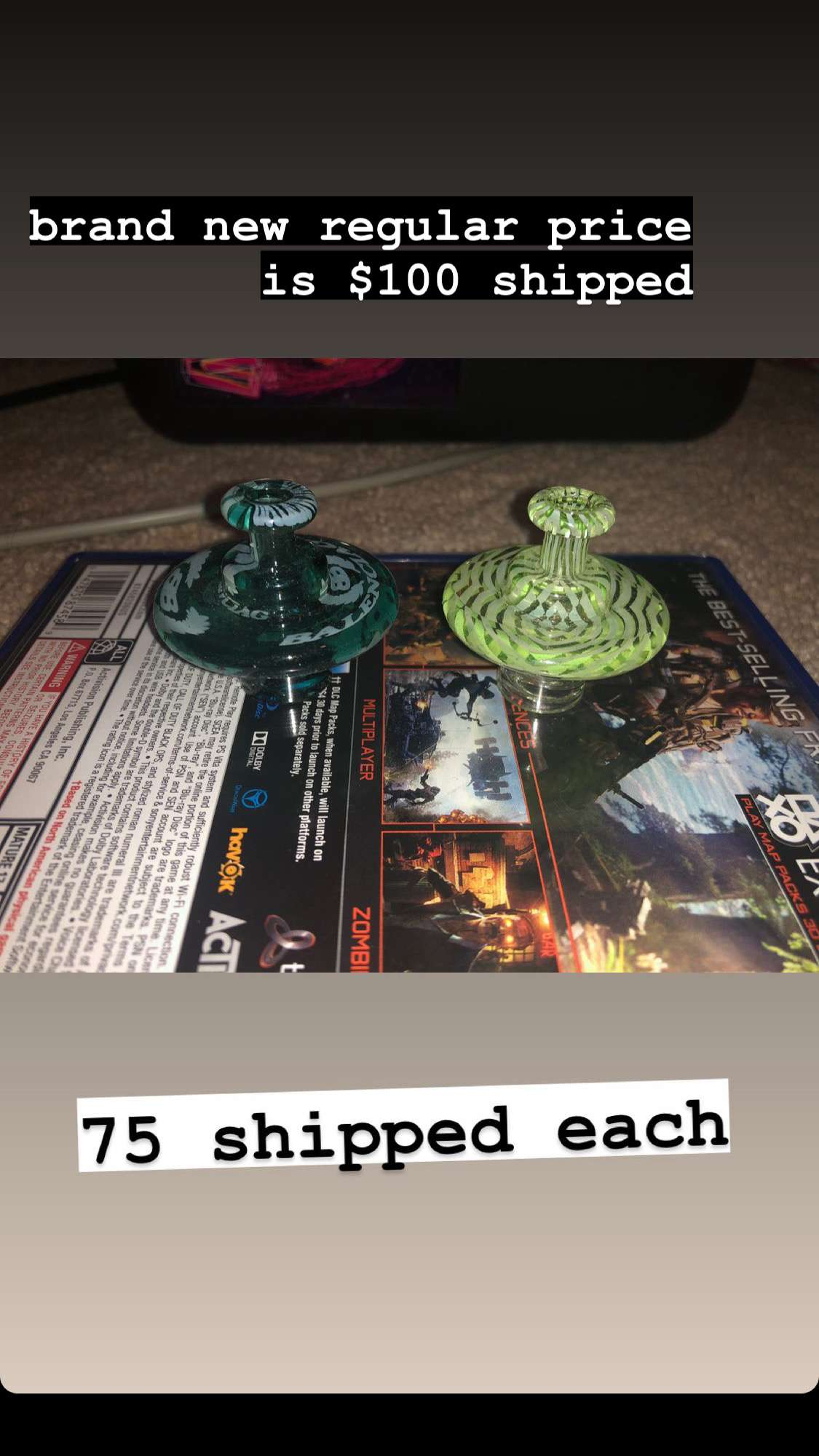 Preview pic of 70 spinner caps brand new