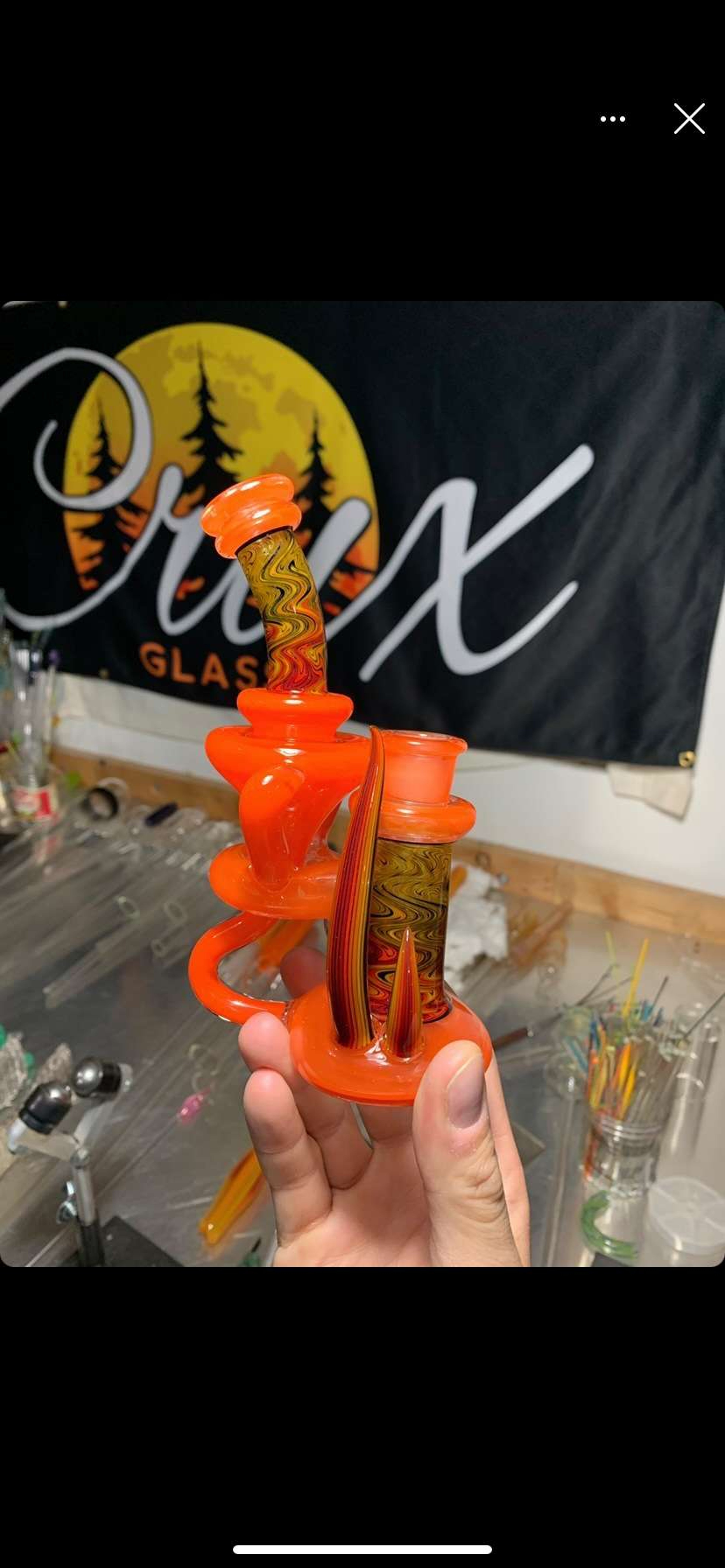 Preview pic of 10mm Crux Glass Rebubler 