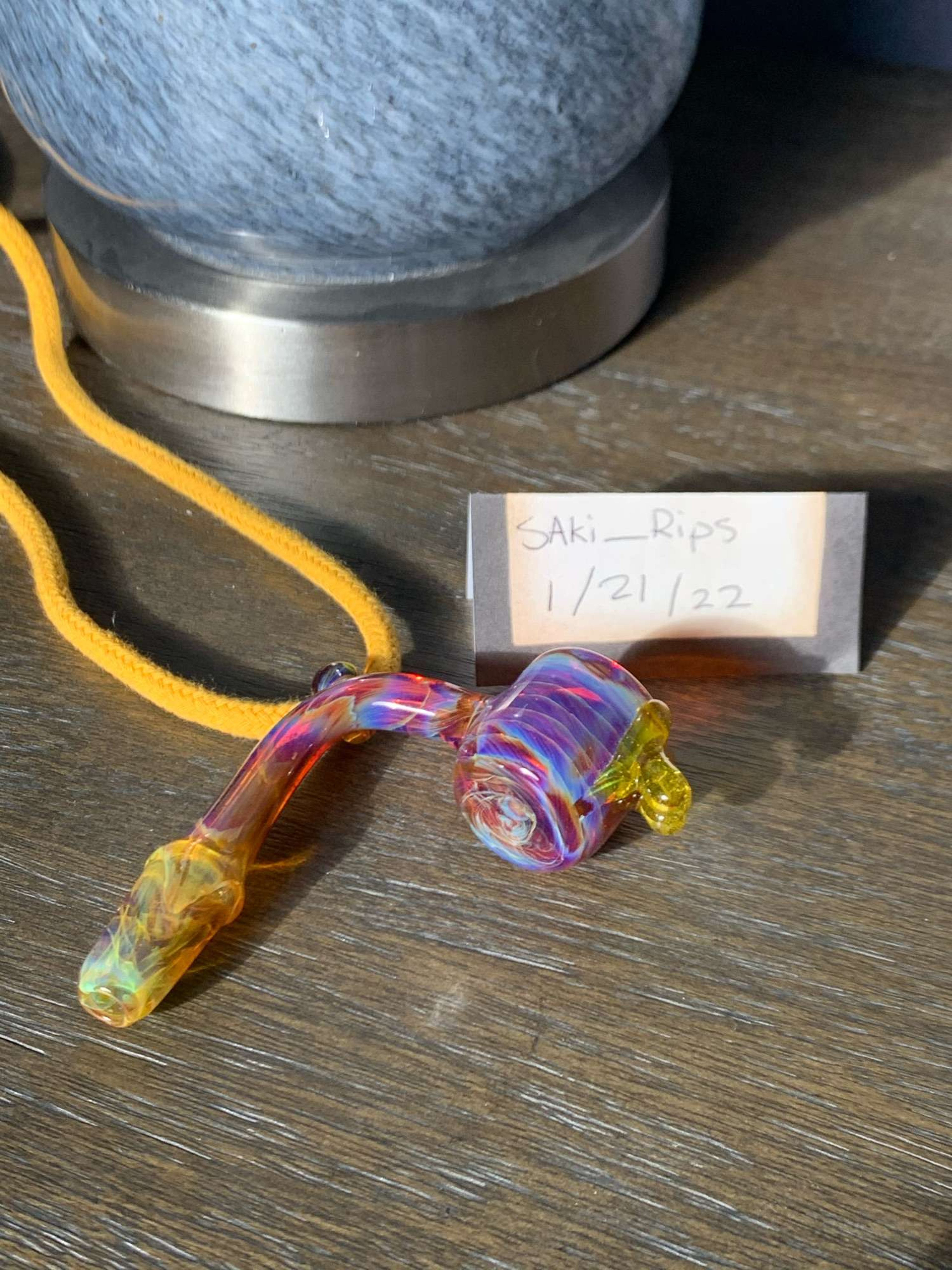 Fumed banger pendant {PaulTaylorglass} image 0