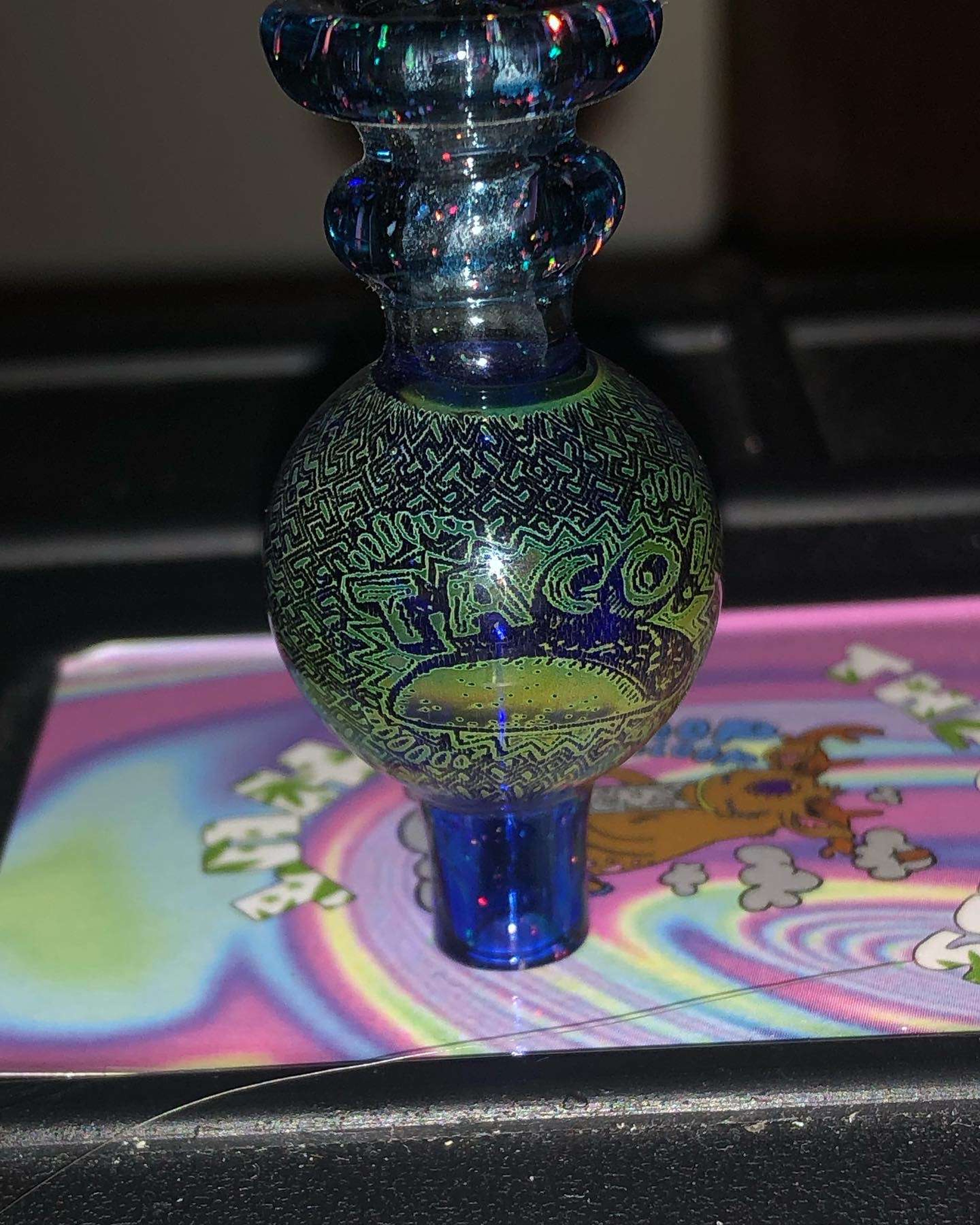 Preview pic of tacojesus blue cropal cap