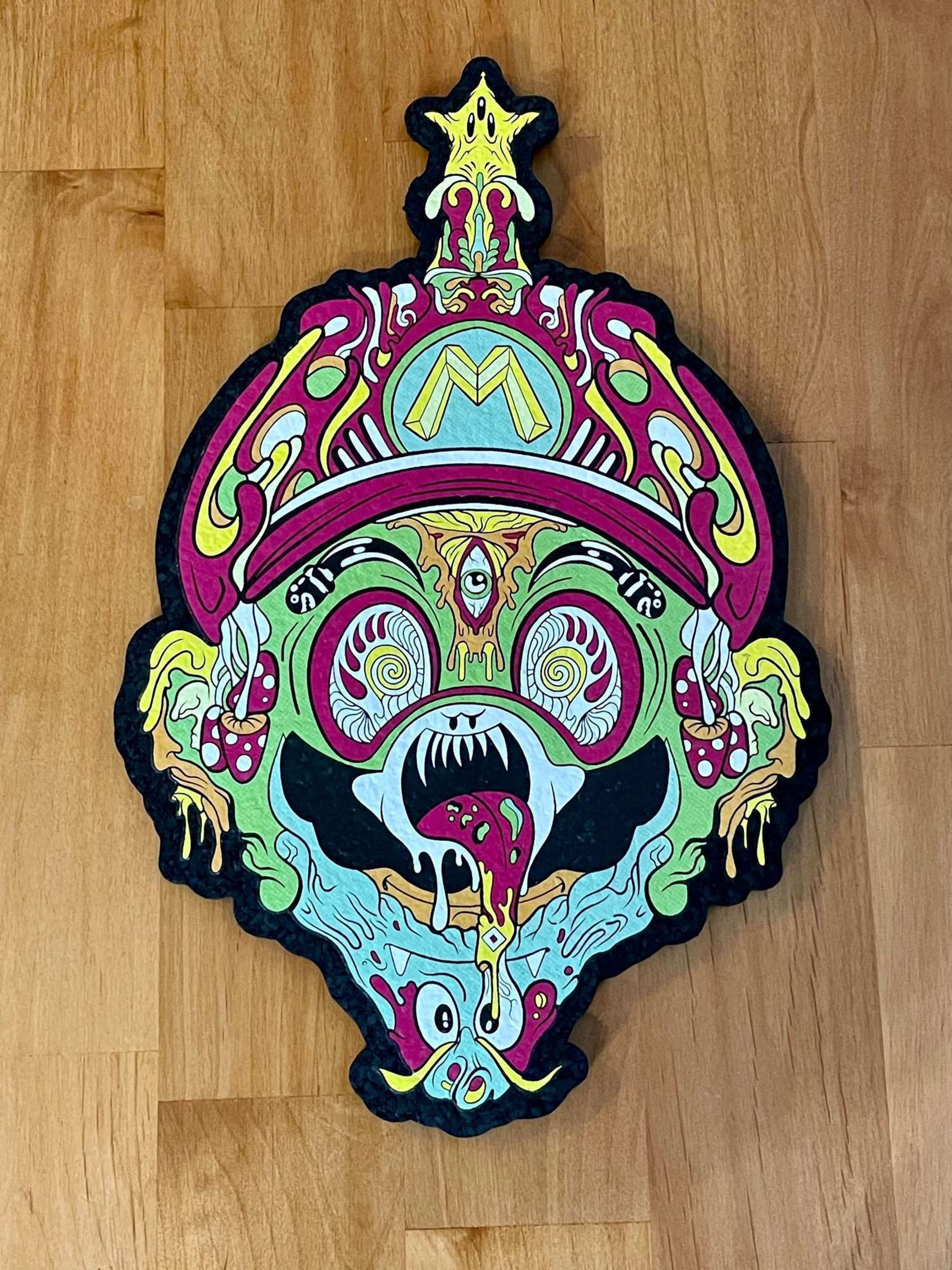 Preview pic of Lost Levels Mood Mat by Sketchy Eddie. Mat is brand new In 10/10 Condition