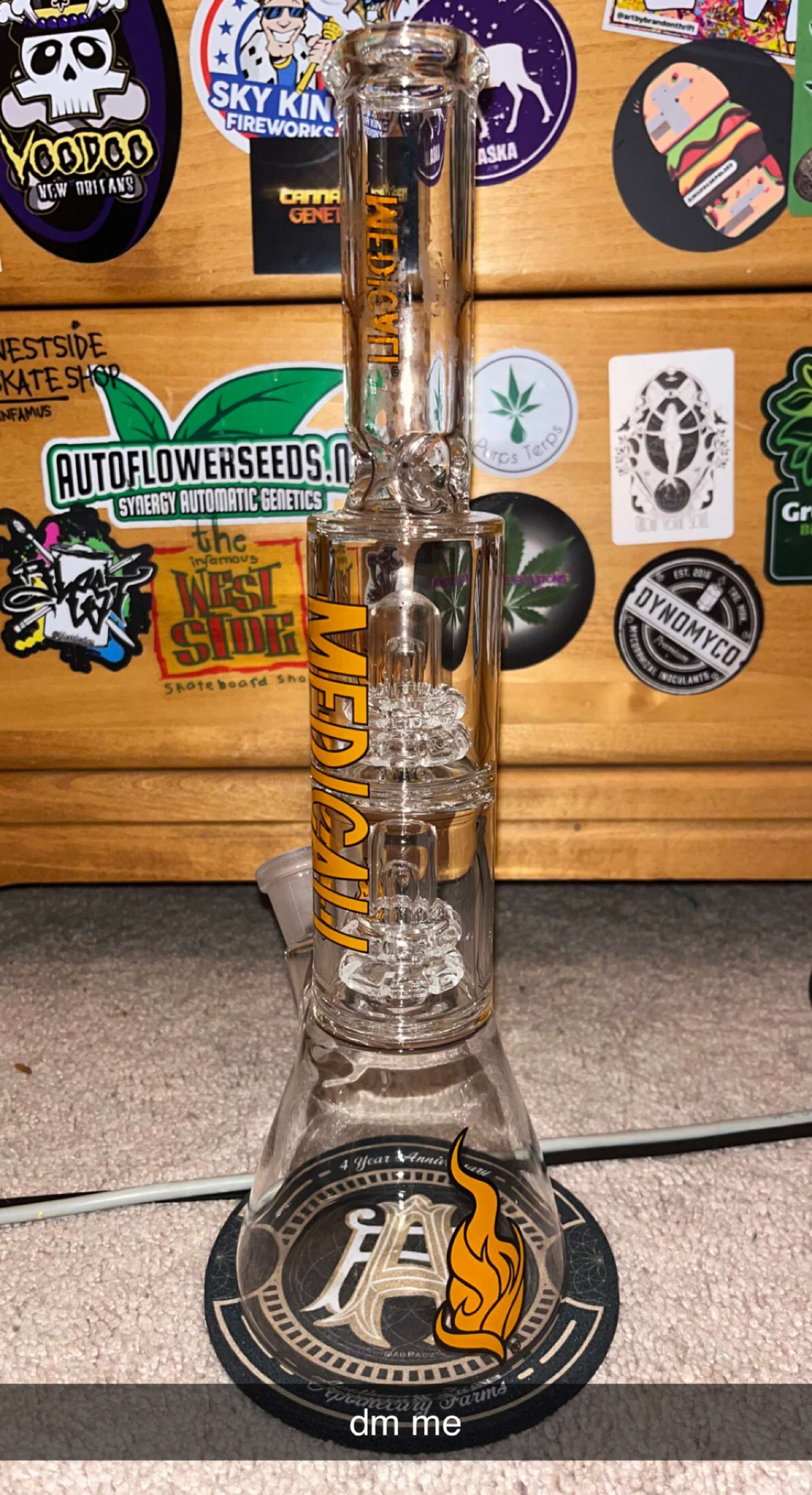Preview pic of orange 13 inch medicali beaker