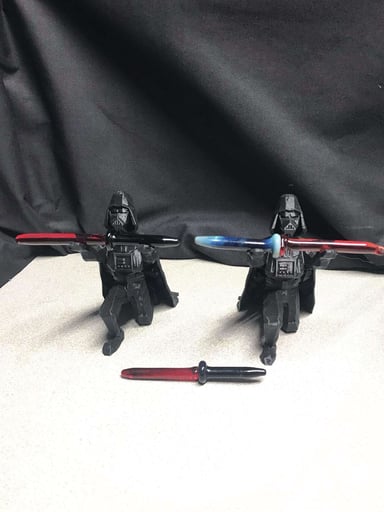 Preview pic of Lightsaber with darth Vader statue/holder