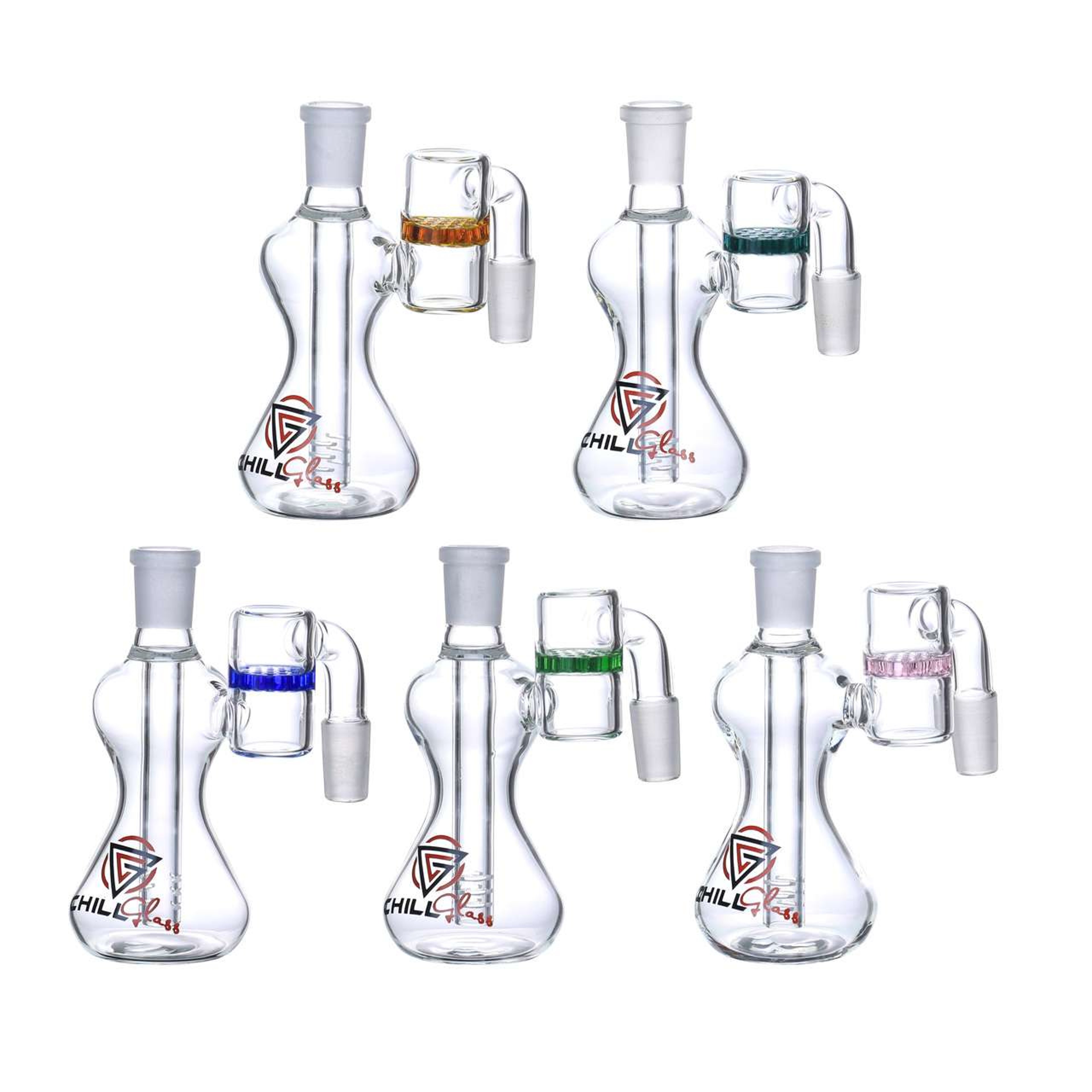 Chill Glass Honey Comb Side Car Ash Catcher image 0