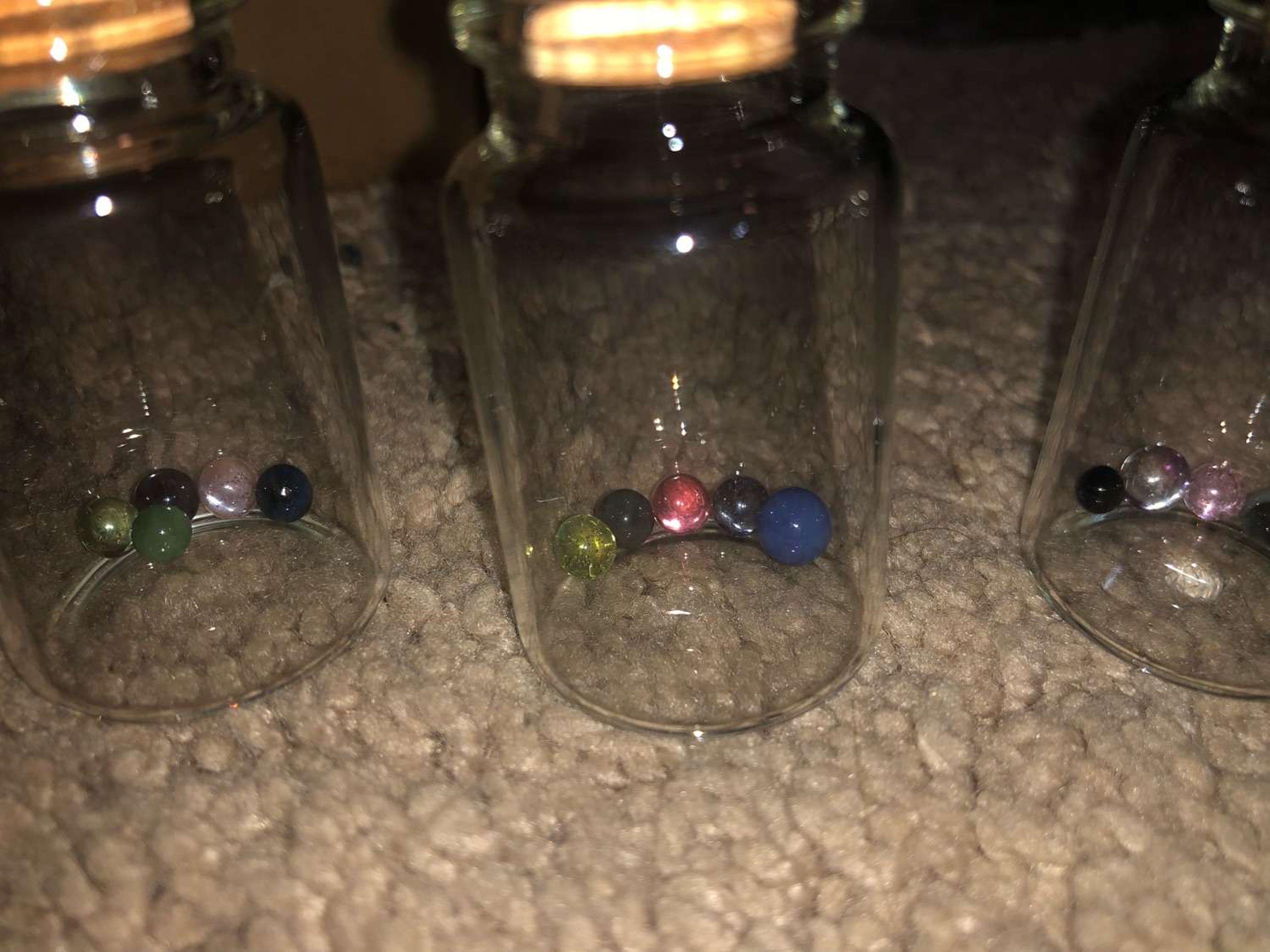 Preview pic of 5 pack of pearls + glass jar