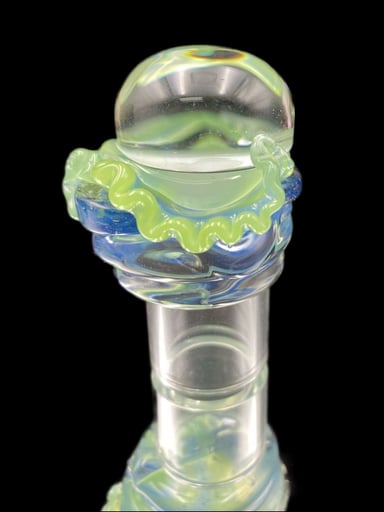 Preview pic of Rosburg Glass Burger Colorful Spinner Cap