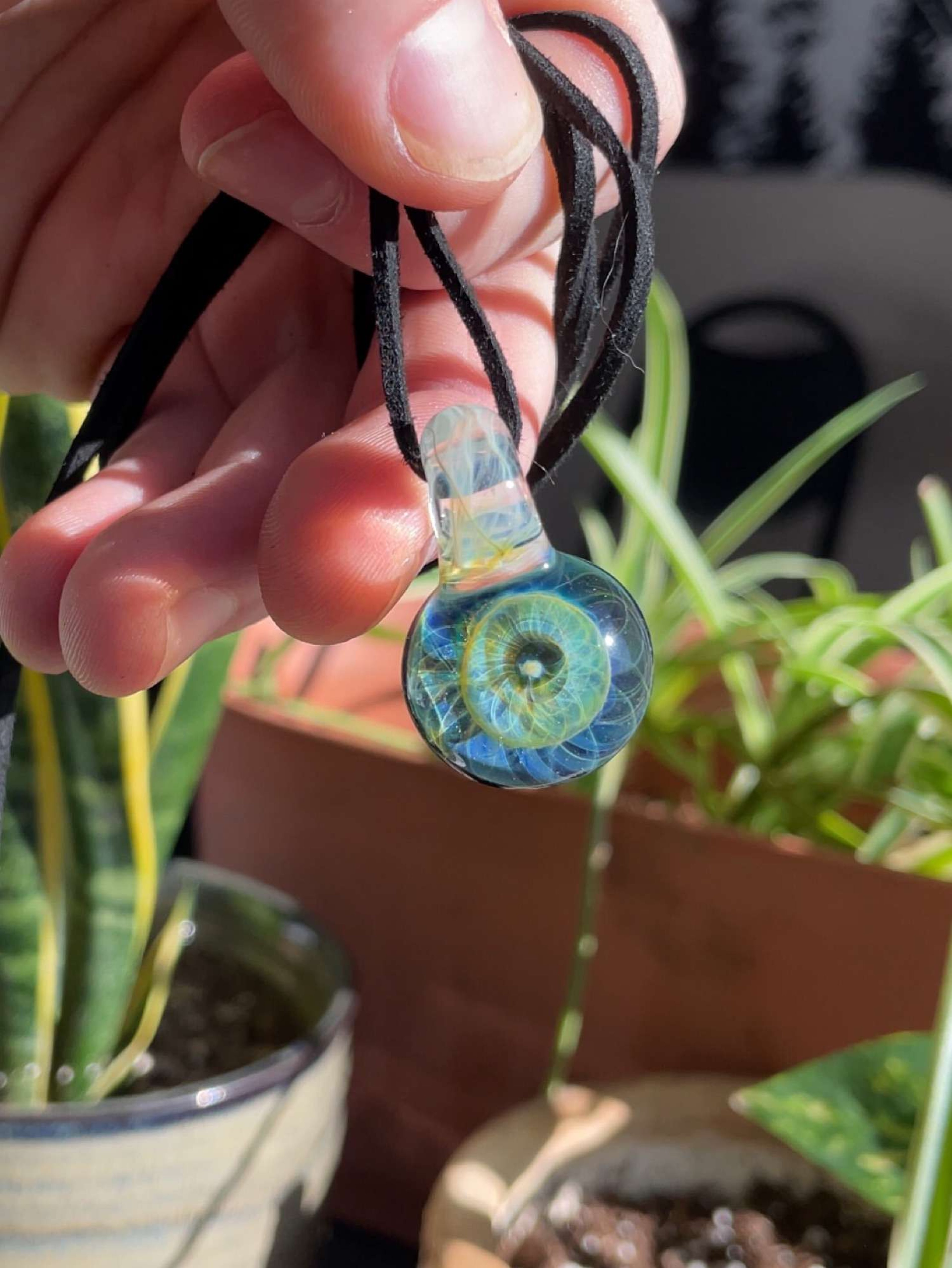 Preview pic of Fumed pendant