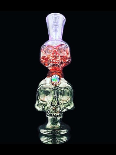 Preview pic of Sweeney Double Skull Puffco Top