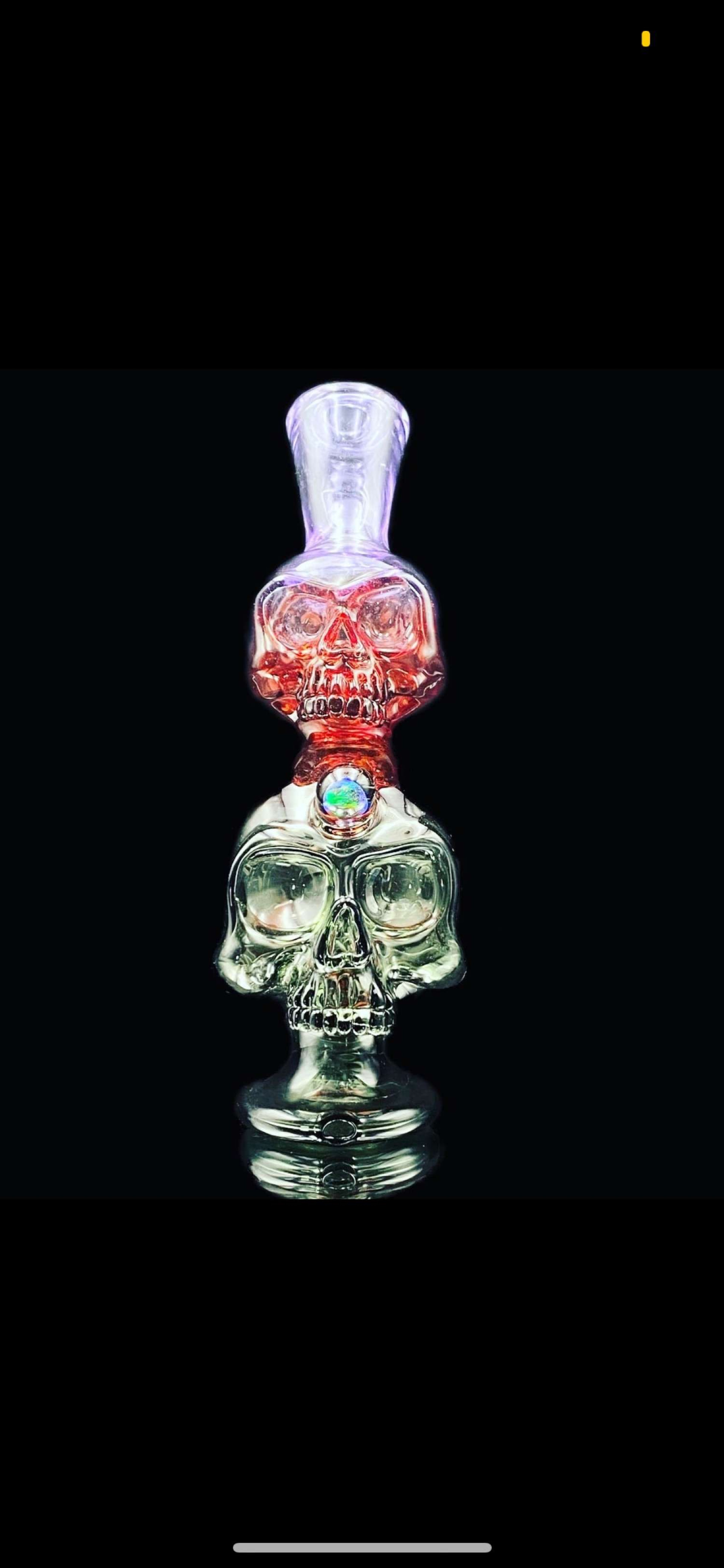 Sweeney Double Skull Puffco Top image 0