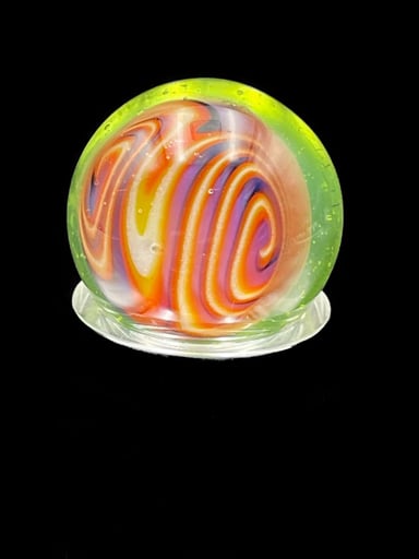 Preview pic of Casto: Green and purple Linework Marble