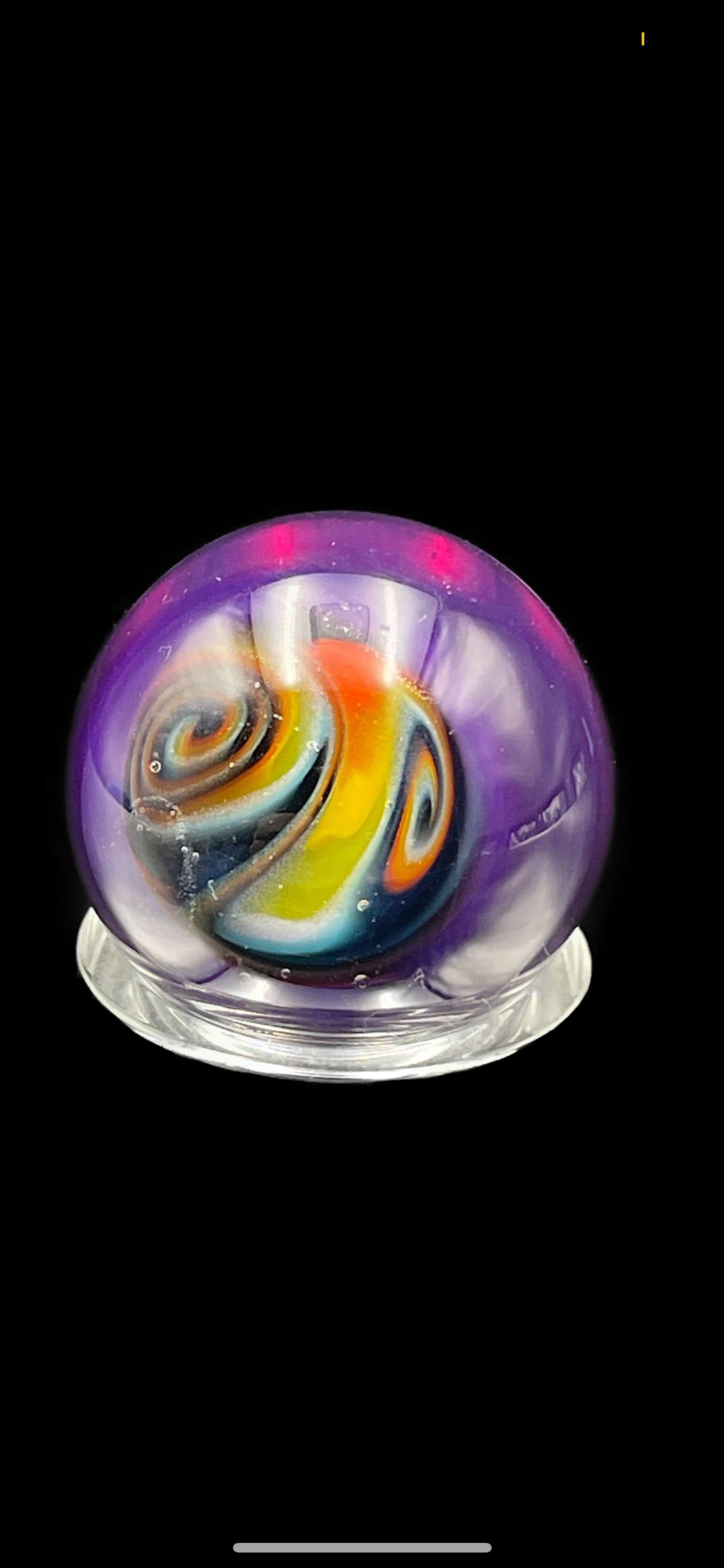 Casto: Purple & Rainbow Linework Marble image 0