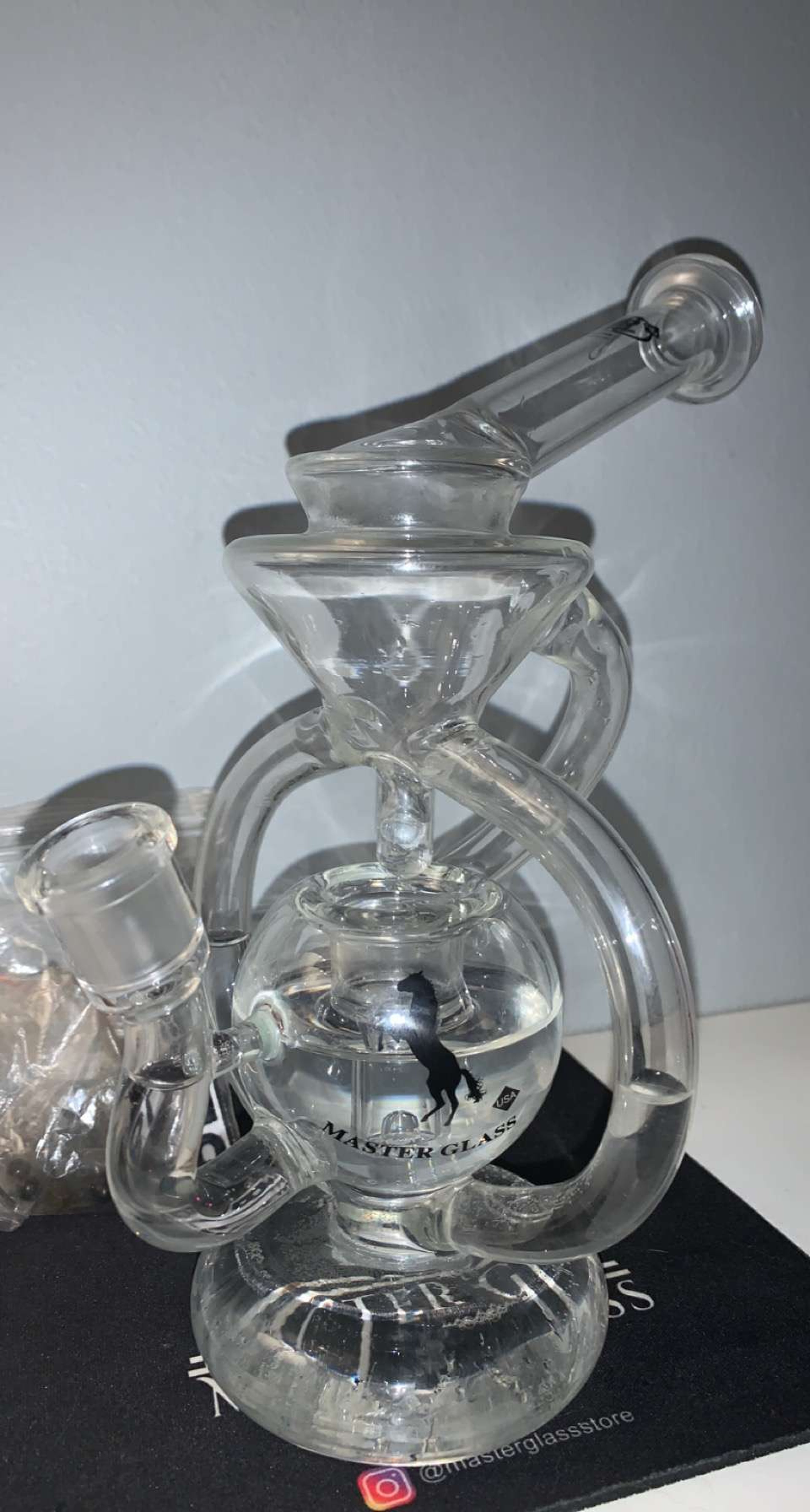 Master Glass Gravity Recycler+ dichro carb cap image 0