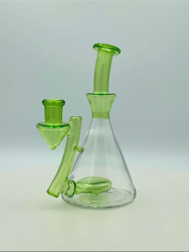 Preview pic of Tesla Glass Green Banger Hanger