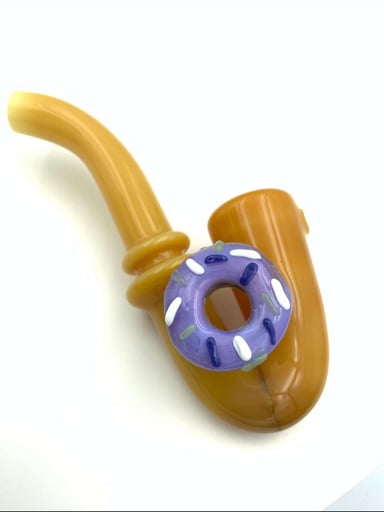 Preview pic of Tesla Glass Orange / Purple Donut Sherlock