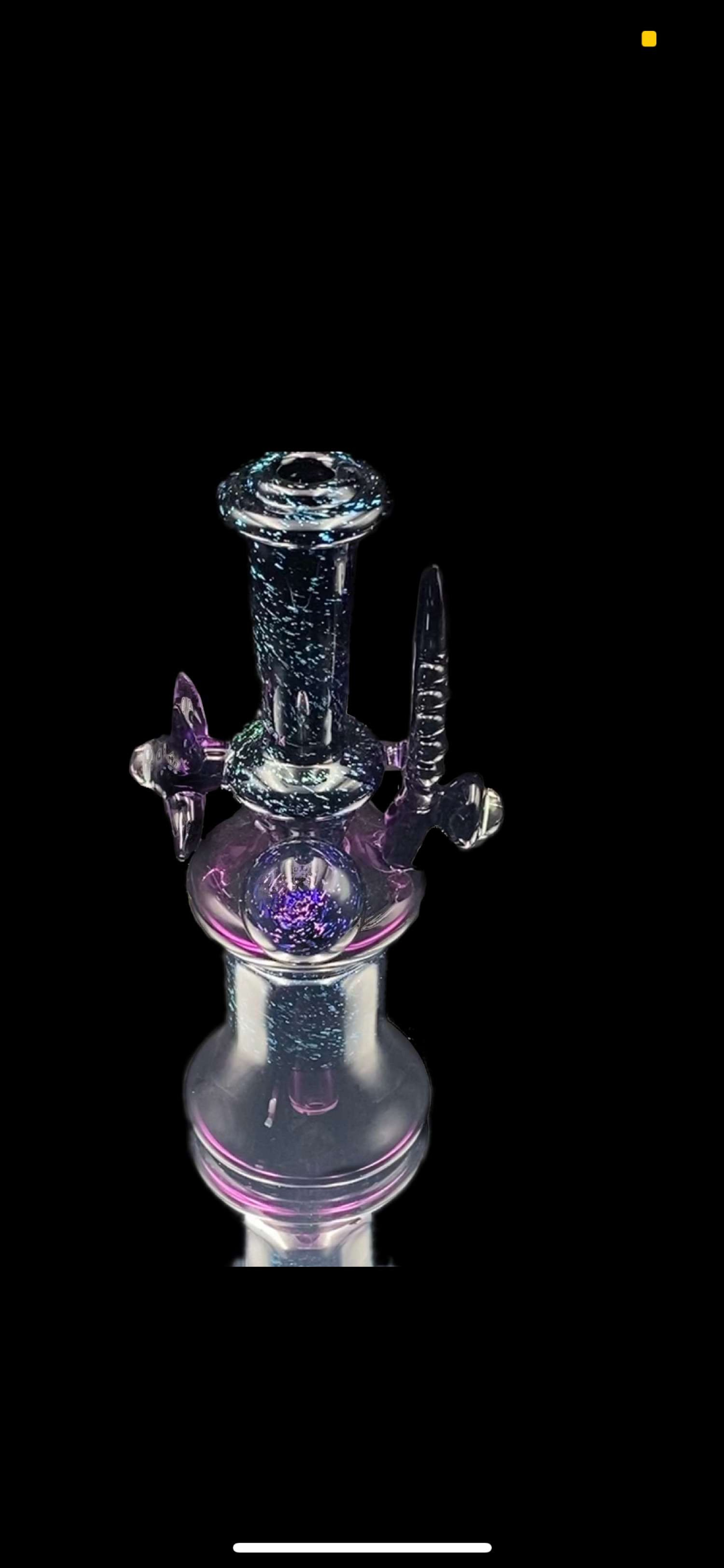 Jackie Boy Glass Purple & Dichro image 0