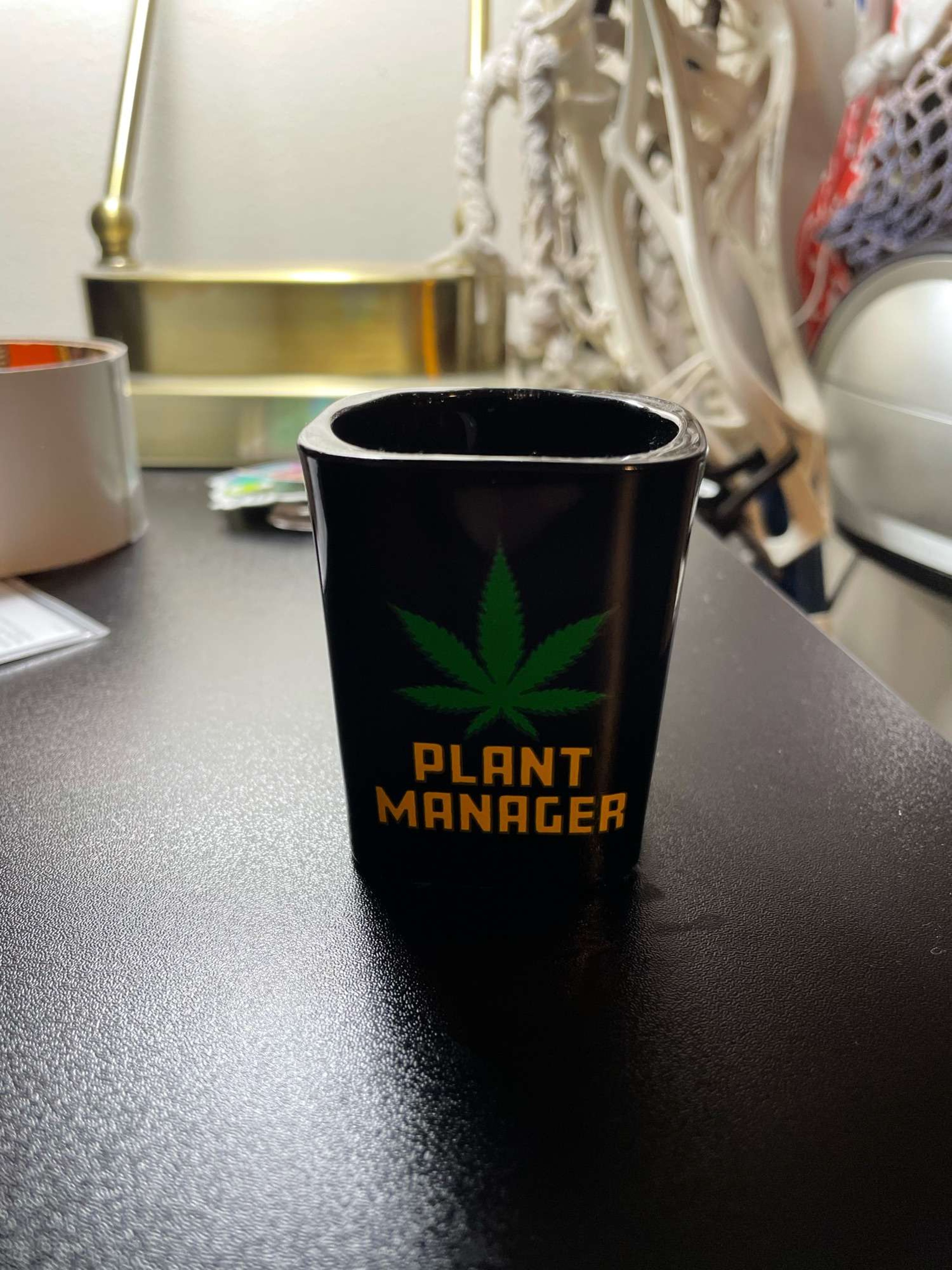 PLANT MANAGER SHOT GLASS image 0