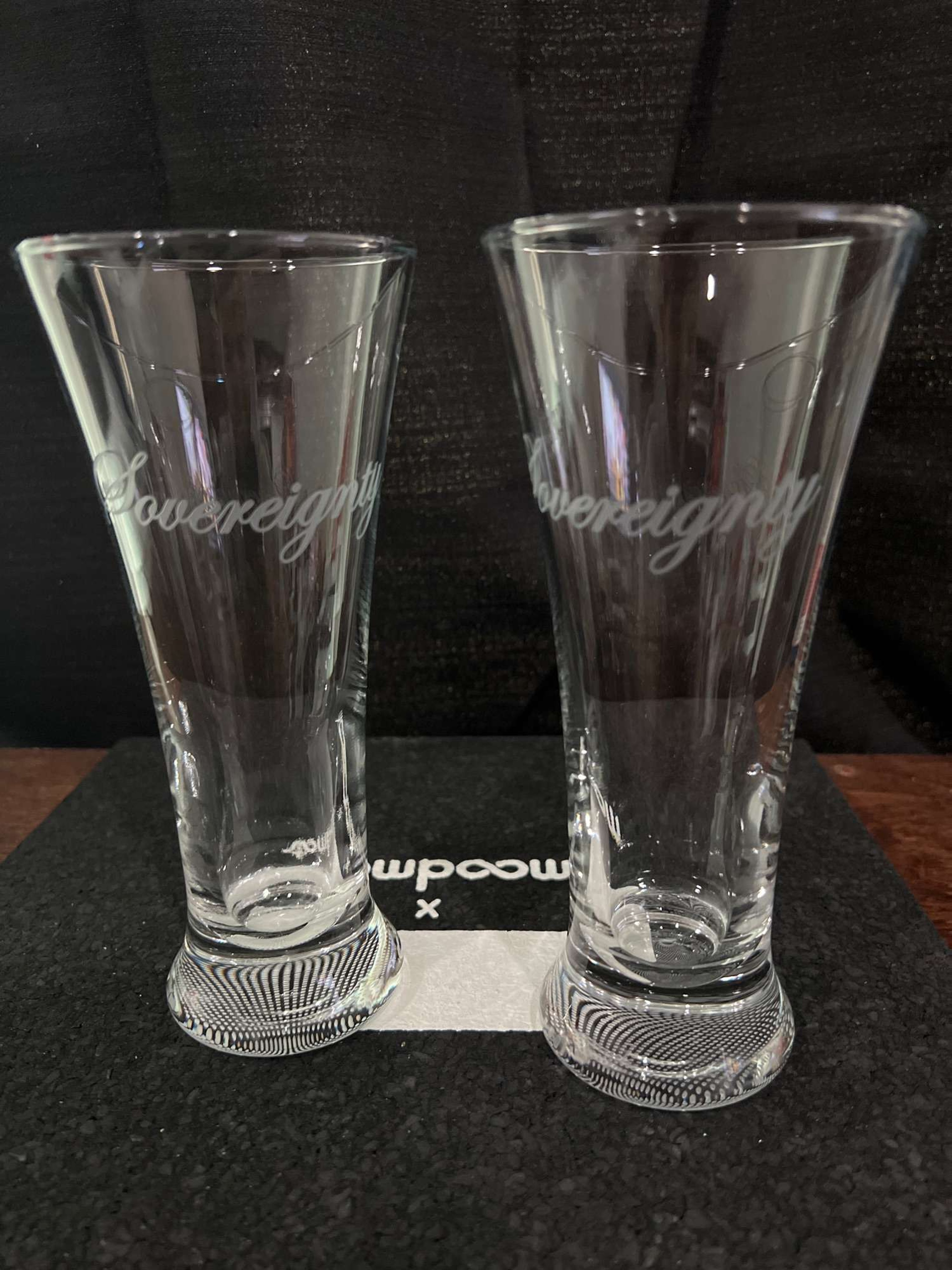 Preview pic of 2 Sovereignty Pilsner glasses