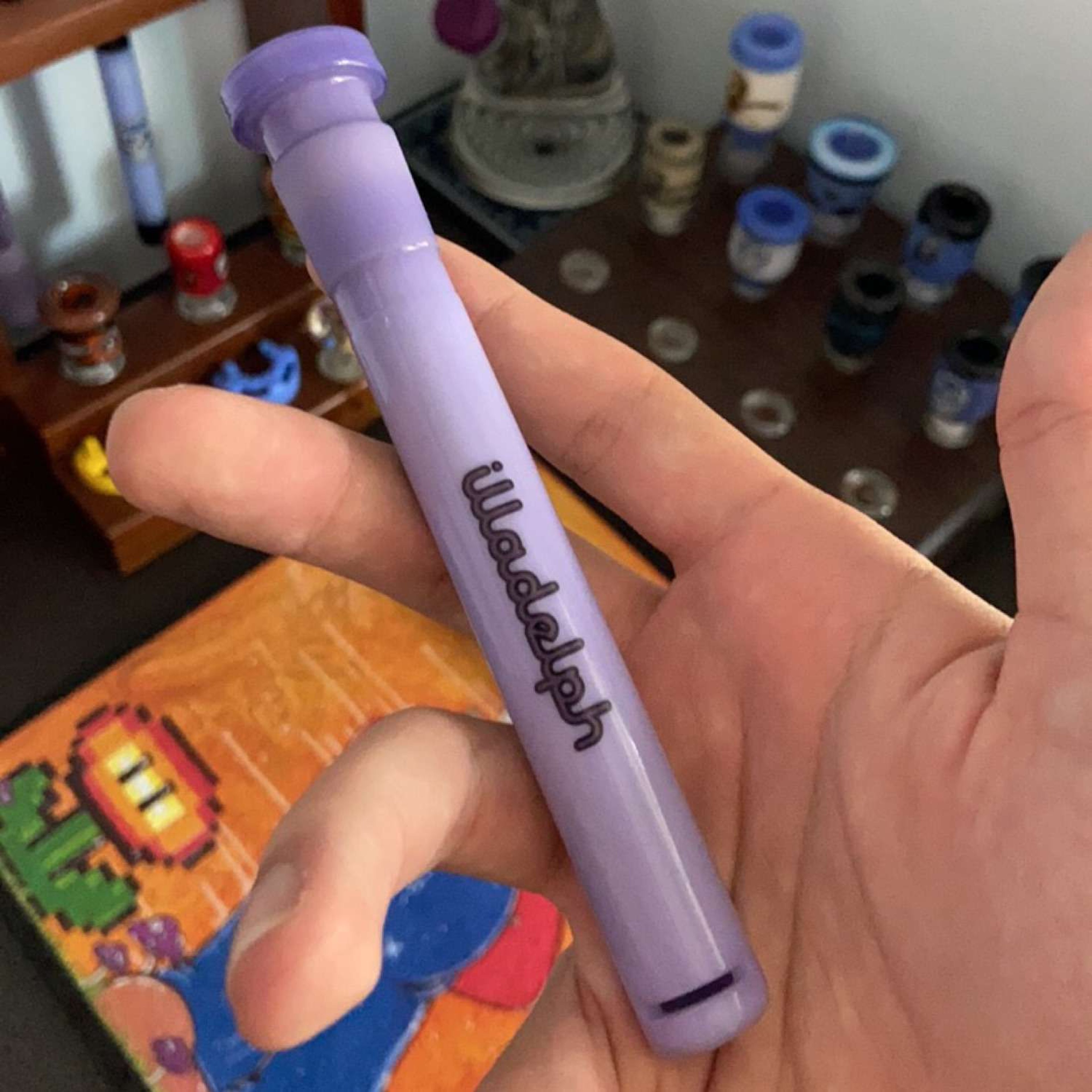 Milky Purple Micro OG Downstem image 0