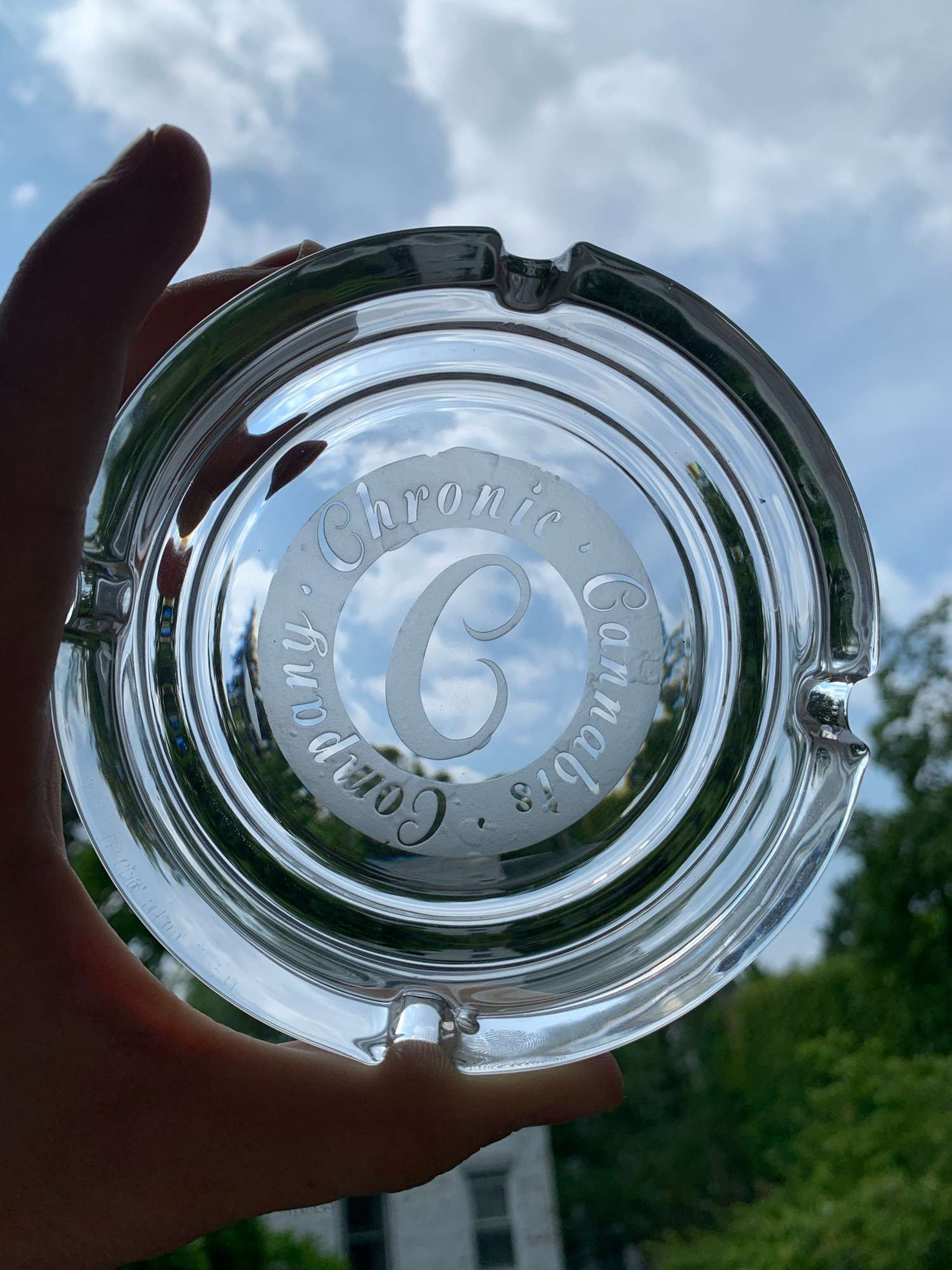 Chronic Glass Ash Tray image 0