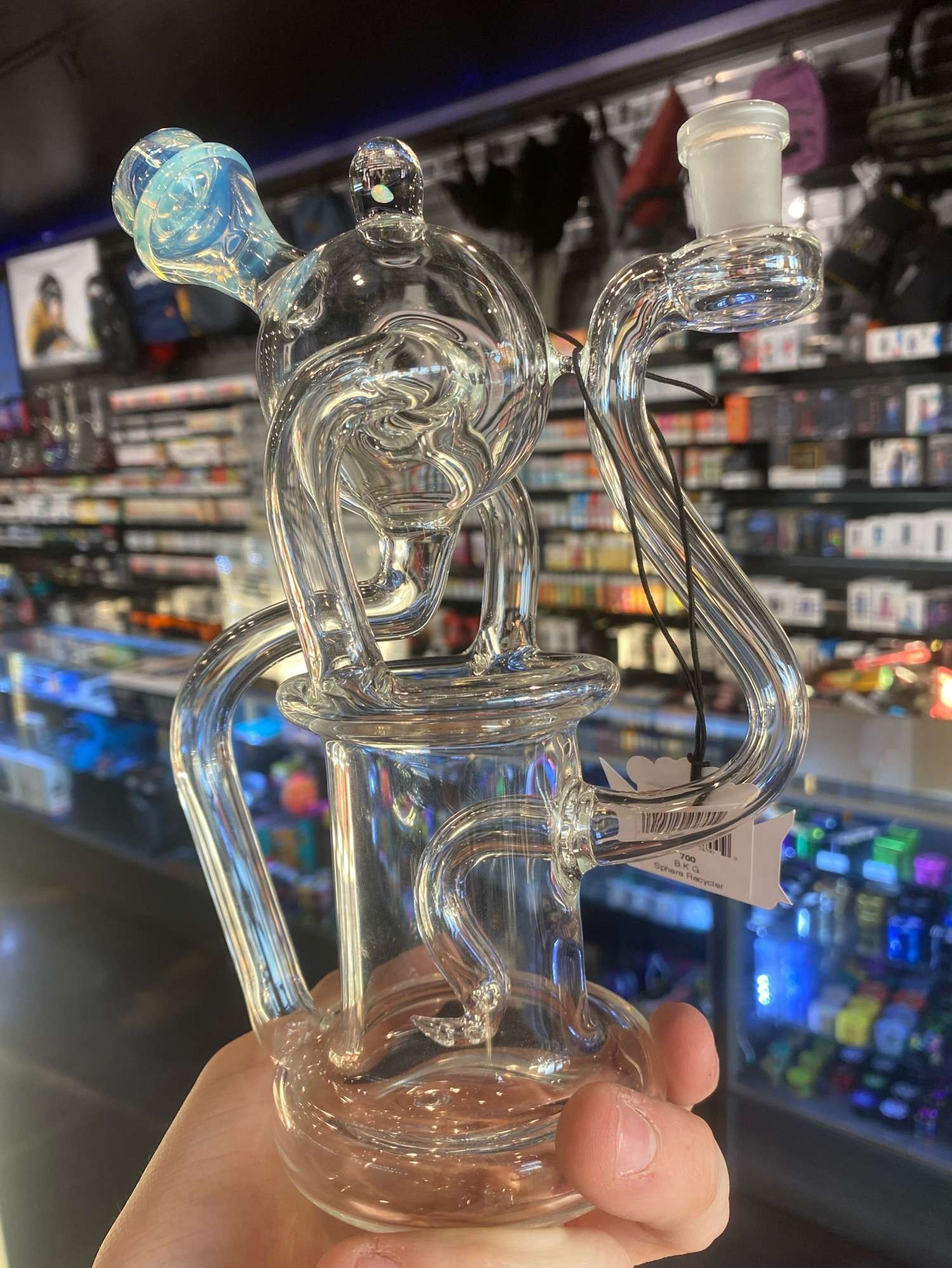 Baked Kreations Glass Glopal Accented Sphere Cycler image 0