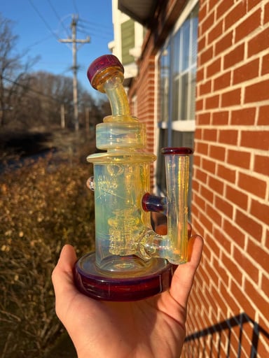 Preview pic of @Bronxglass pomegranate and fumed klein