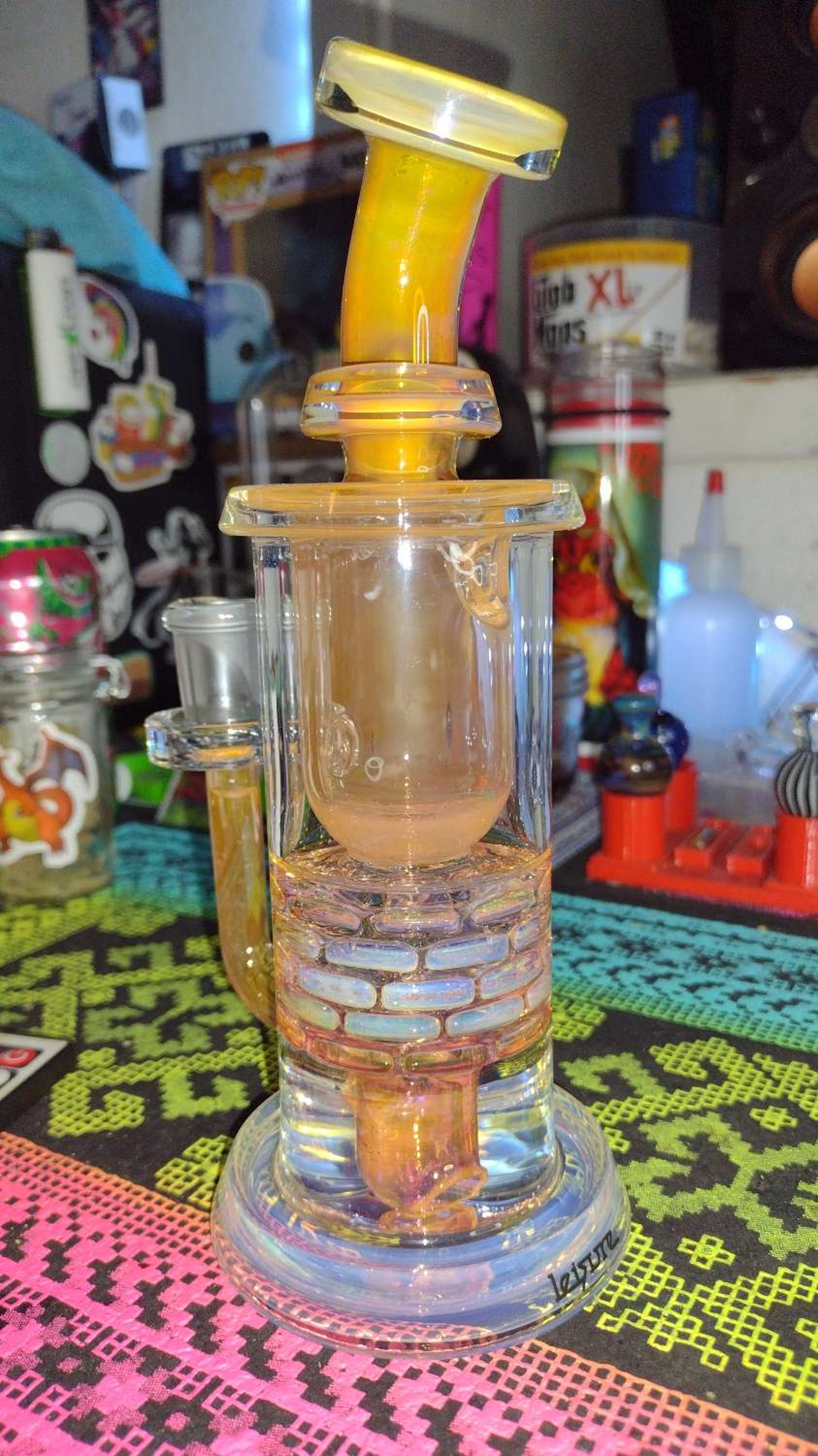 Leisure Glass Fumed Brickstack Incycler image 0