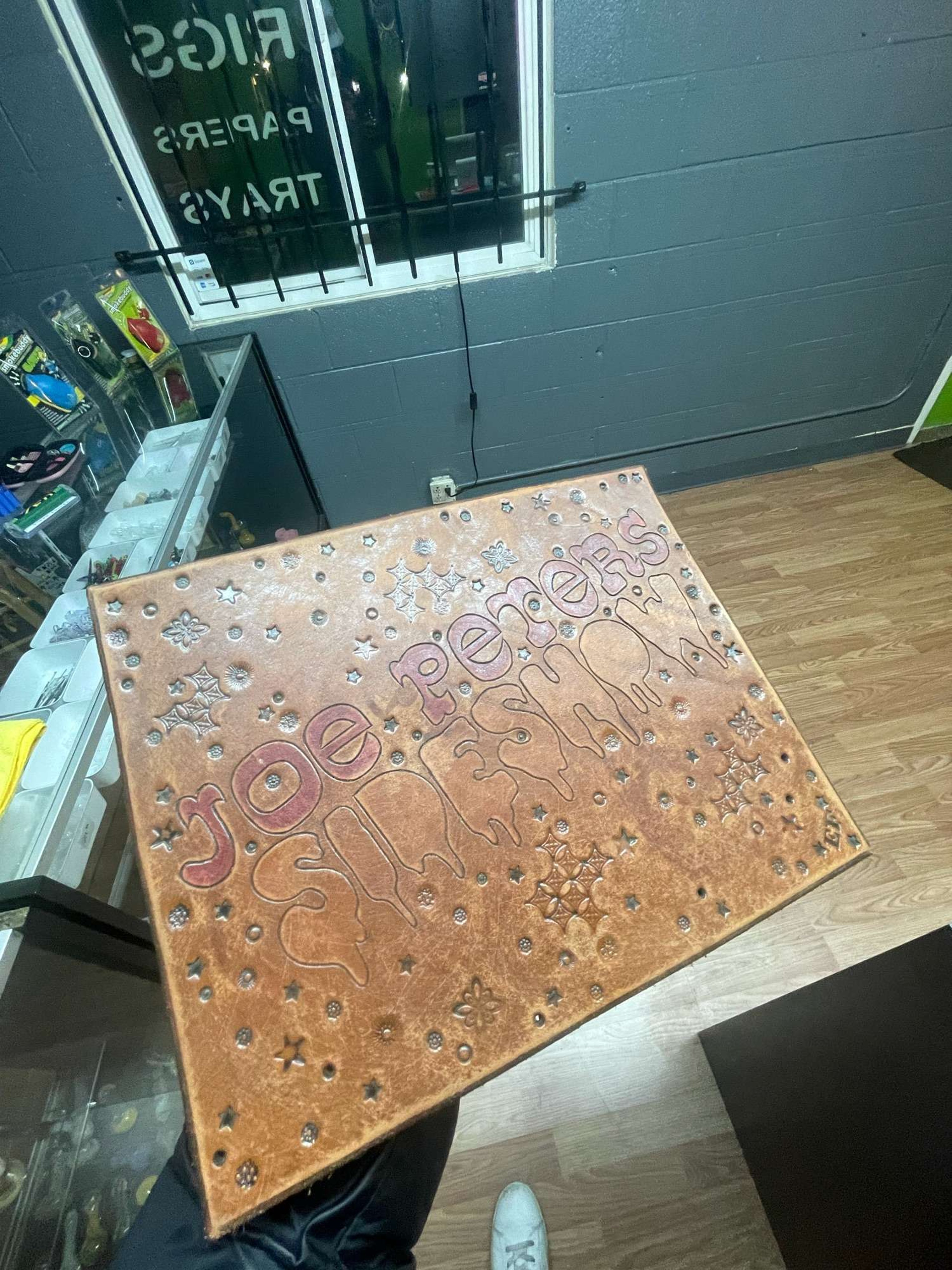 Joe P 1/1 hand made dab mat image 0