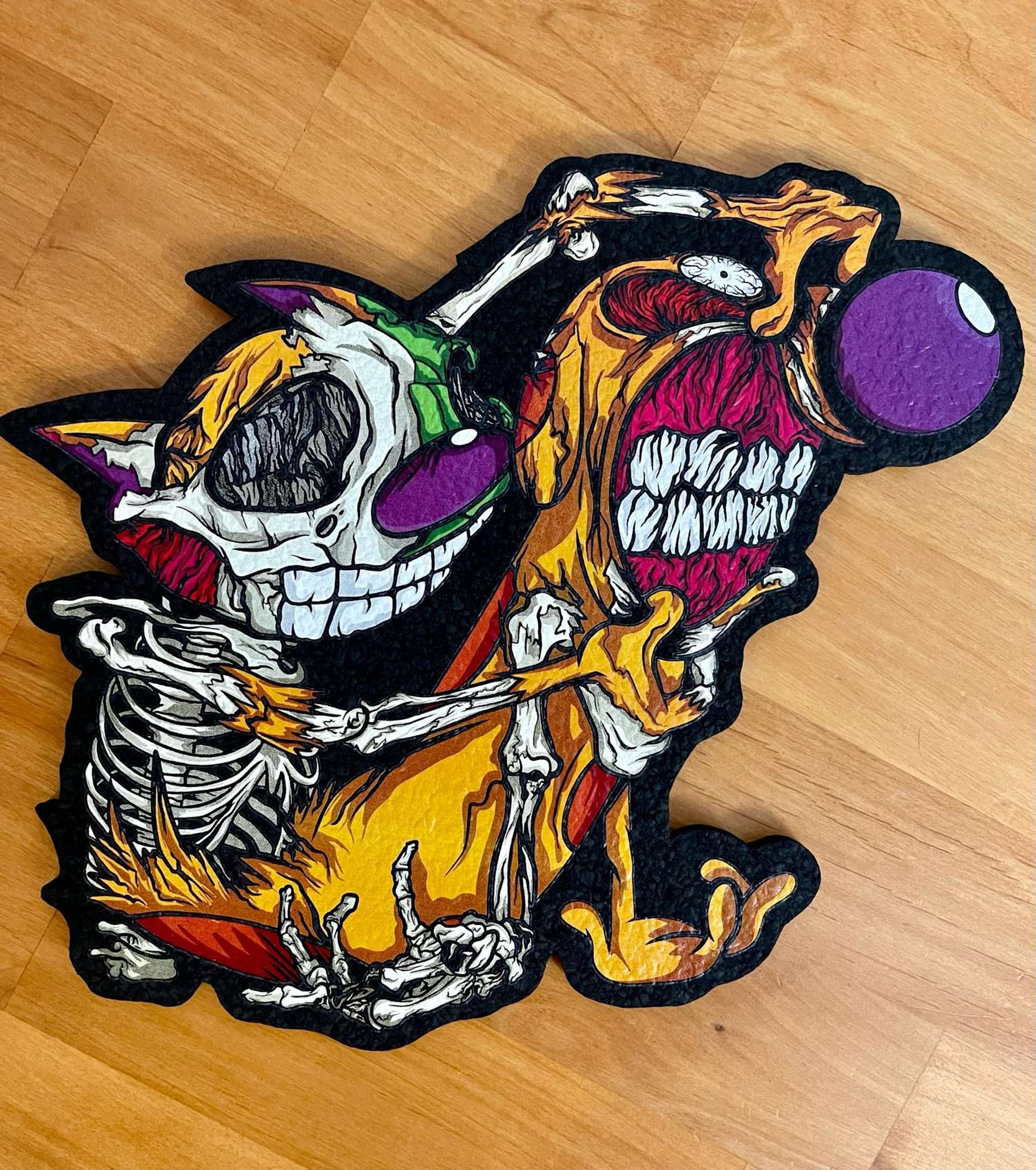 Preview pic of “CatDog” Moodmat by I Scream Art. (Sold Out), Brand New, Rare