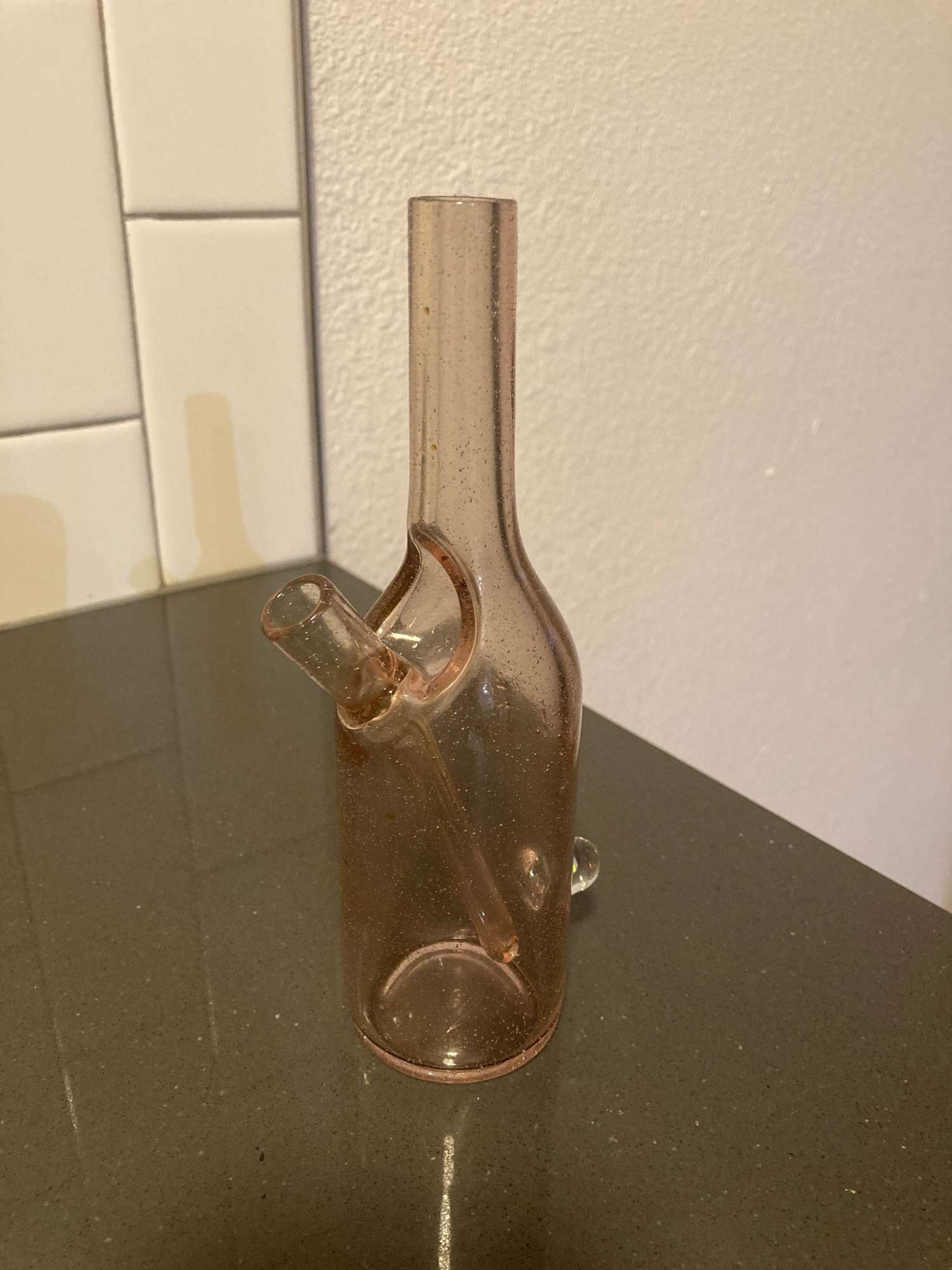 Glass mechanic sake bottle image 0
