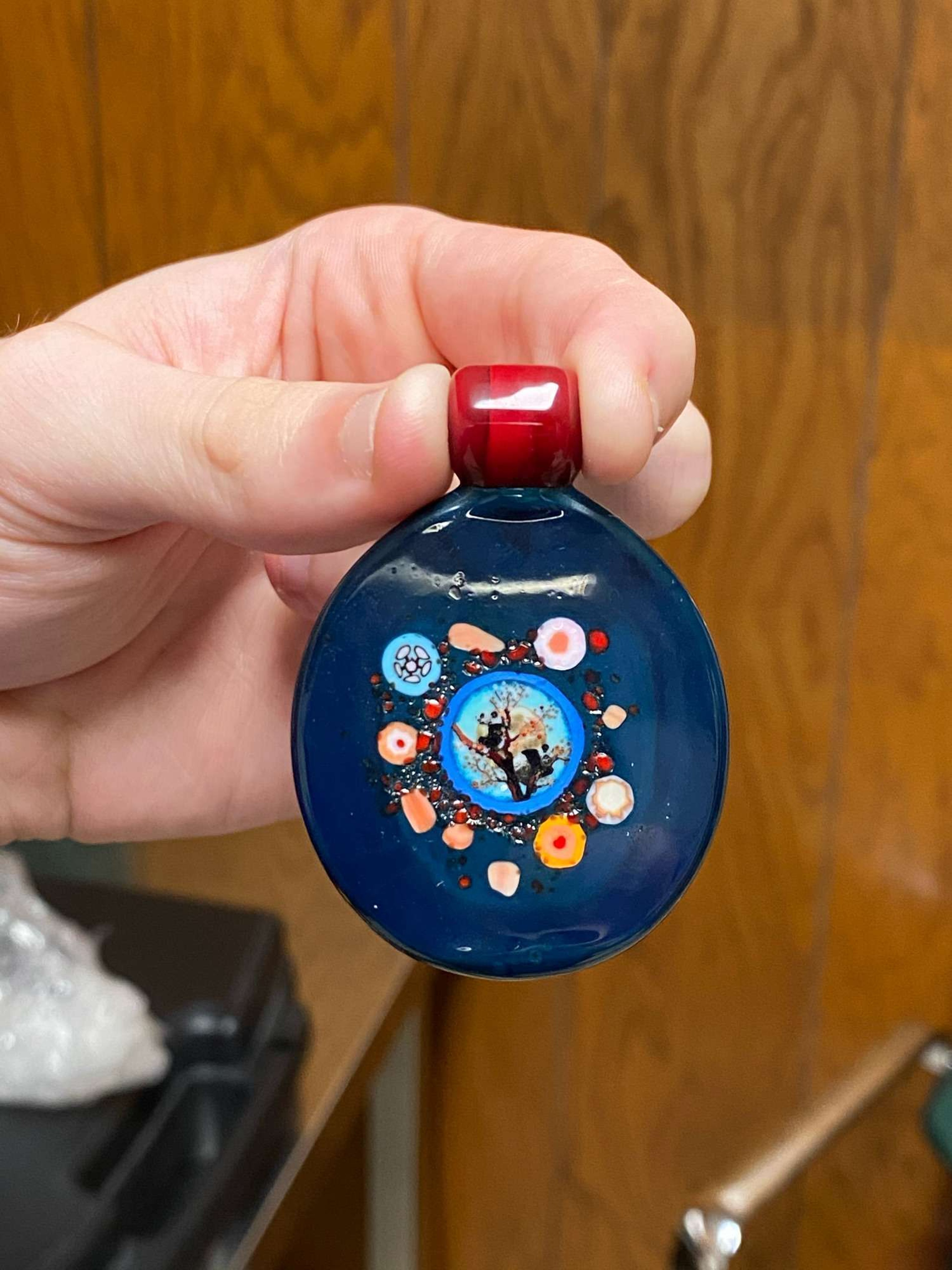 Lazuli Flux OG Panda Murrine Pendant image 0