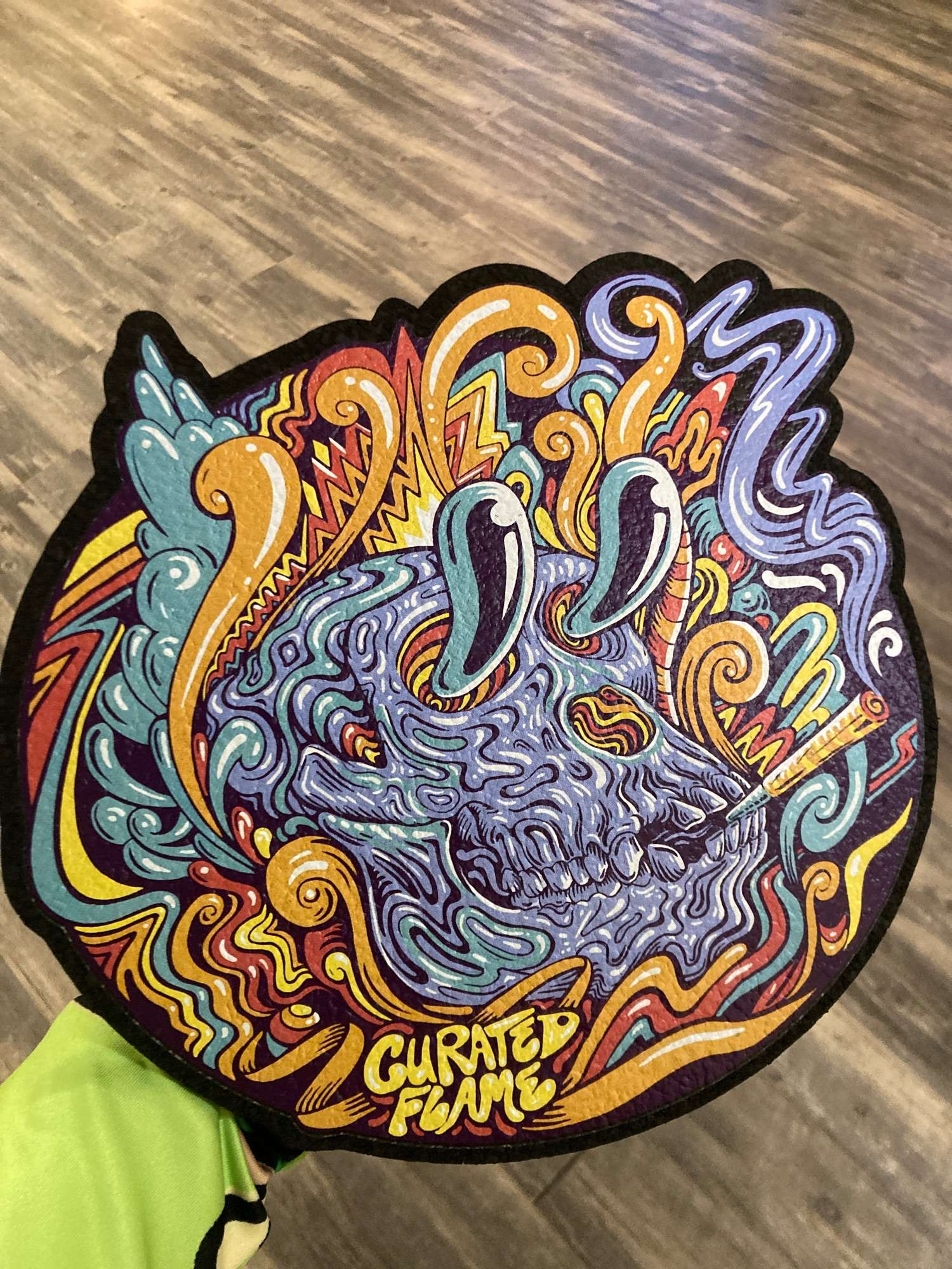 Curated Flame X Mr Melty dab mat image 0