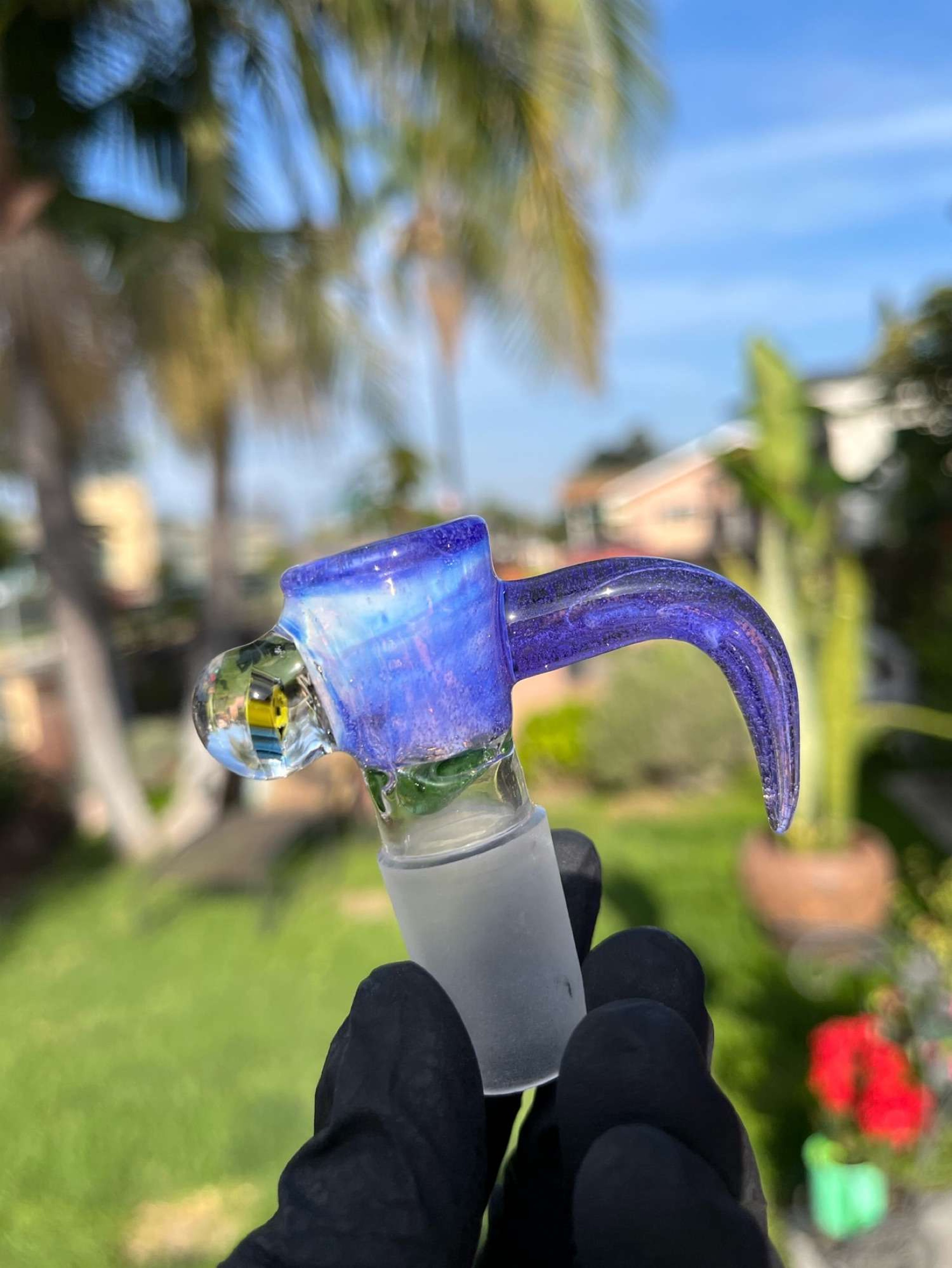 Ghost w/ purple lollipop 18mm image 0