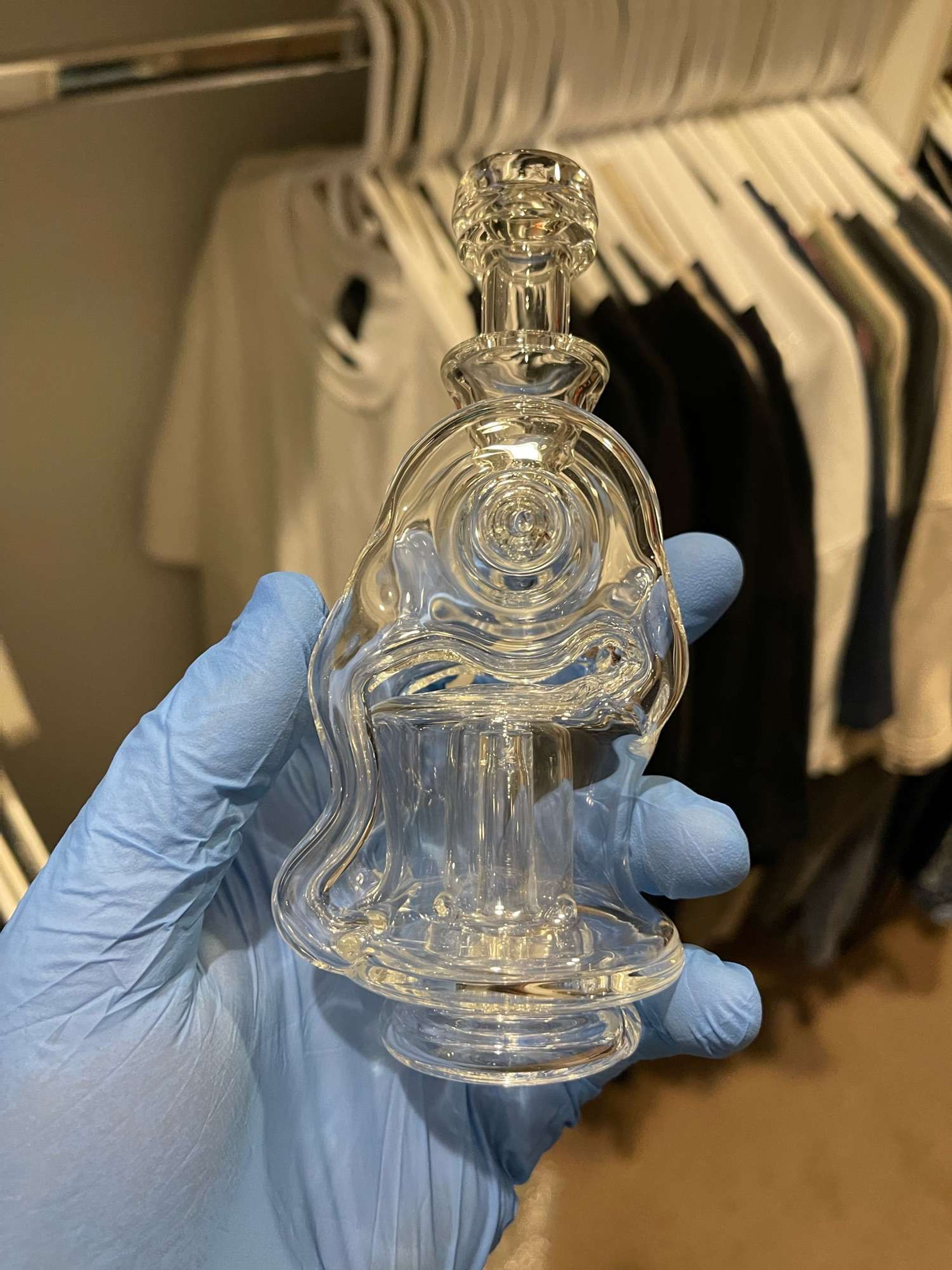Ery Glass Puffco Peak Double Recycler Attachment Top image 0