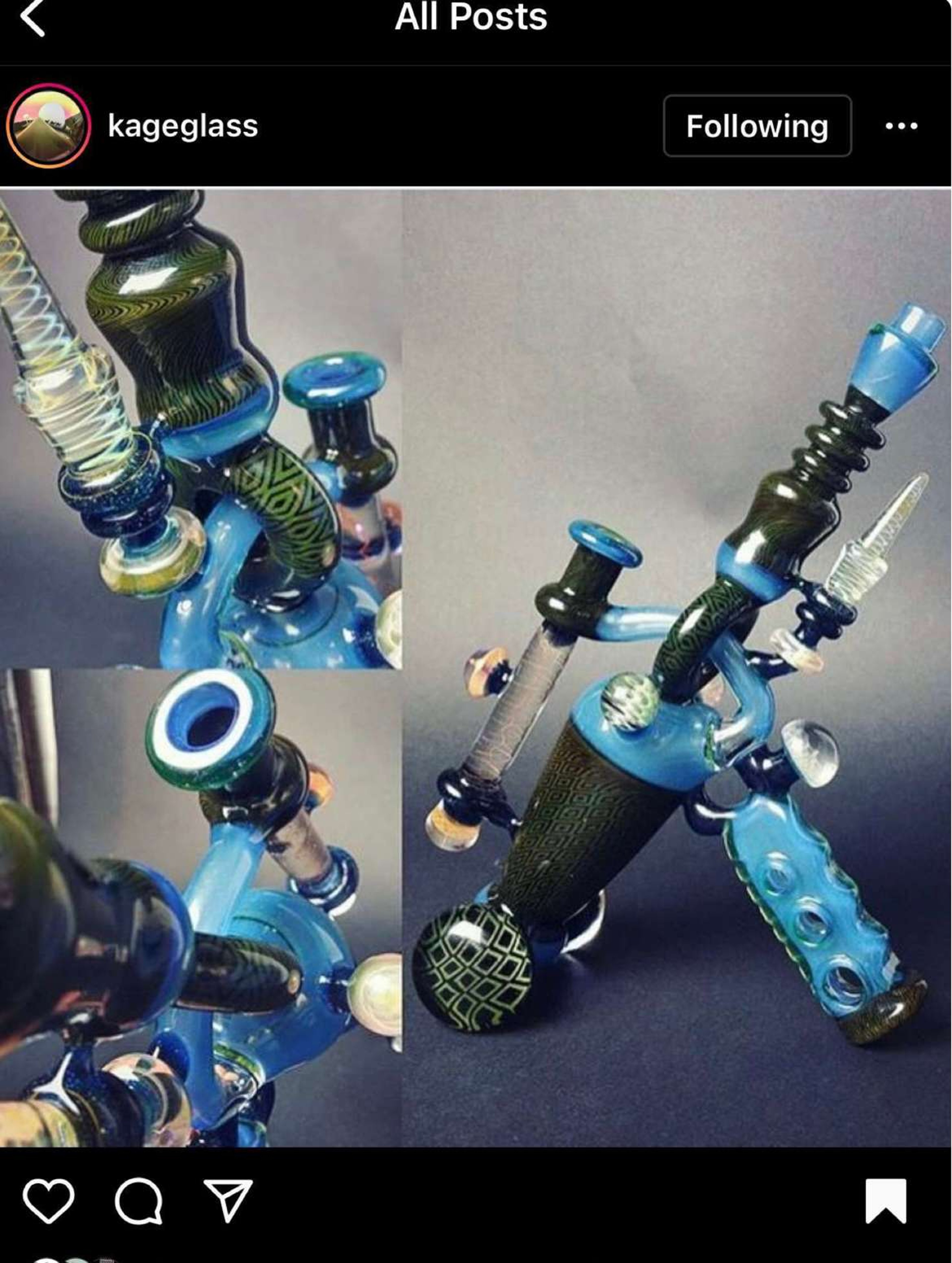 Preview pic of Kage glass and wisco kid ray gun 