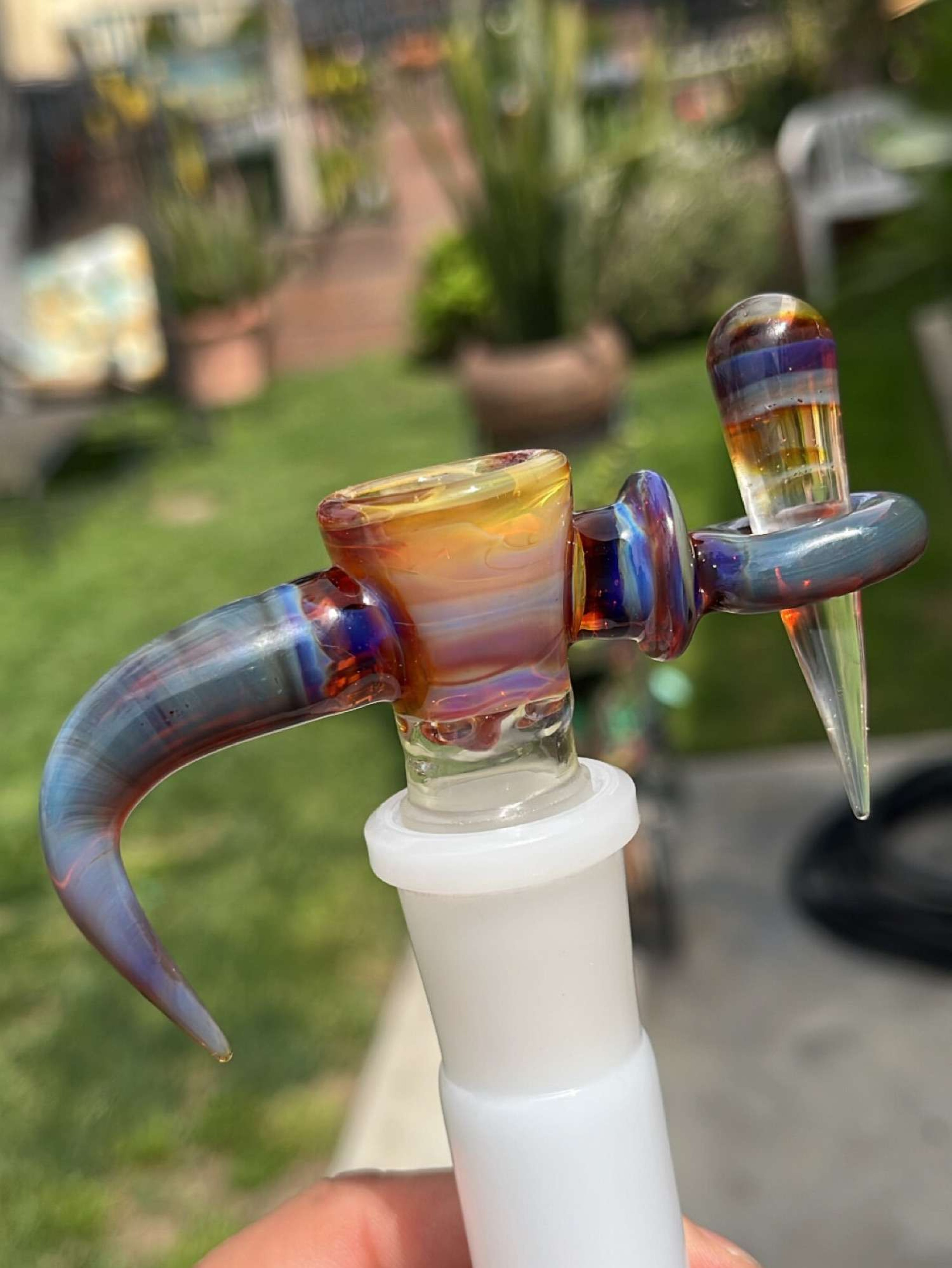 Amber purple w/ removable poker image 0