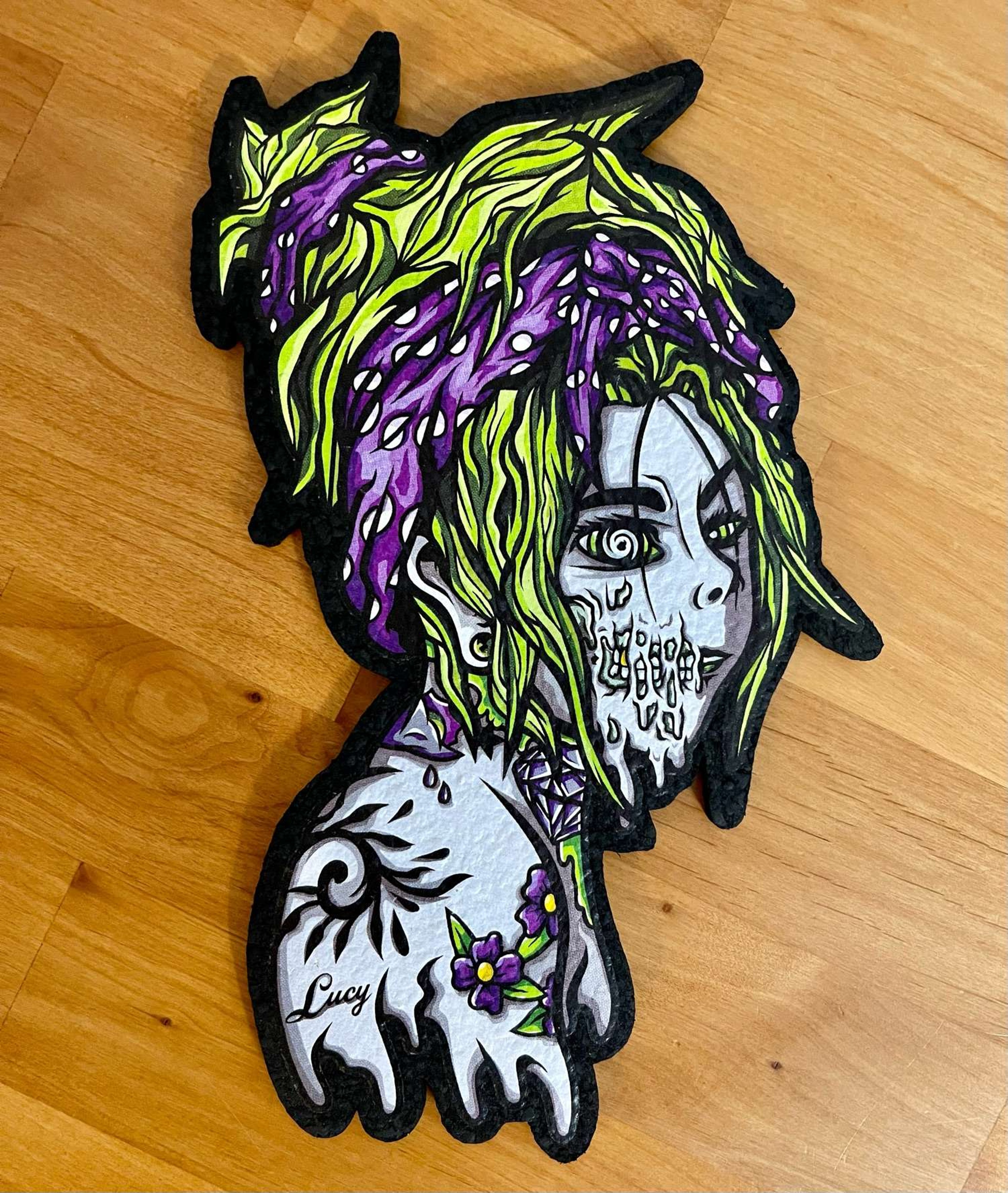 Preview pic of “Toxic Lucy” Moodmat by I Scream Art, Brand New, Sold out, 10/10 condition