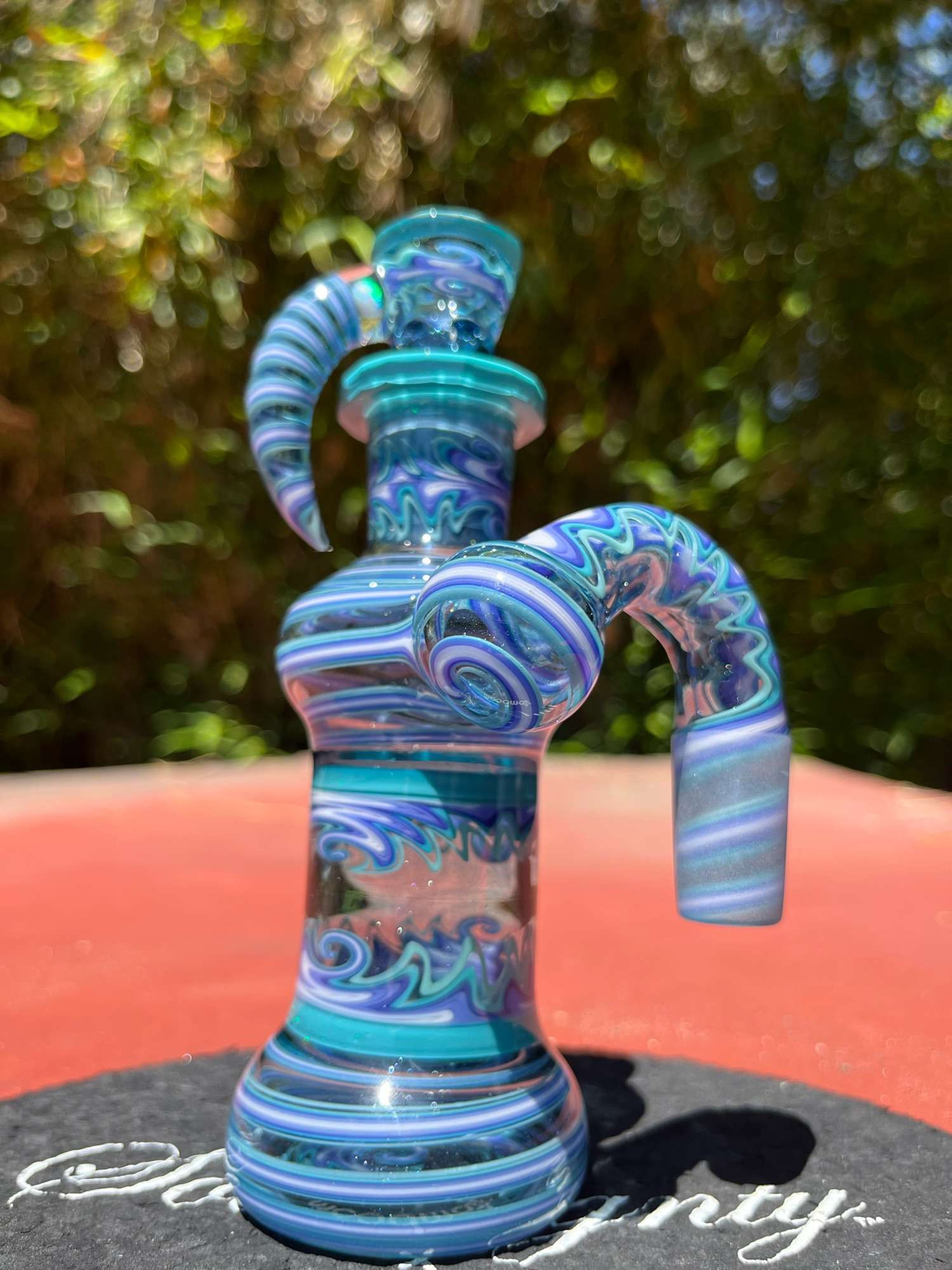 Preview pic of RickerT 1/1 custom 18mm/90D dry ash catcher and matching slide set