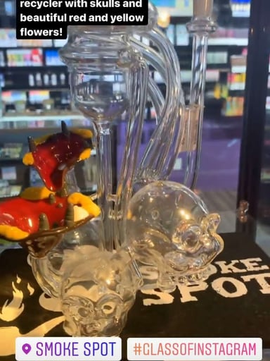 Preview pic of ONE OF A KIND GRIM GLASS SICK PIECE