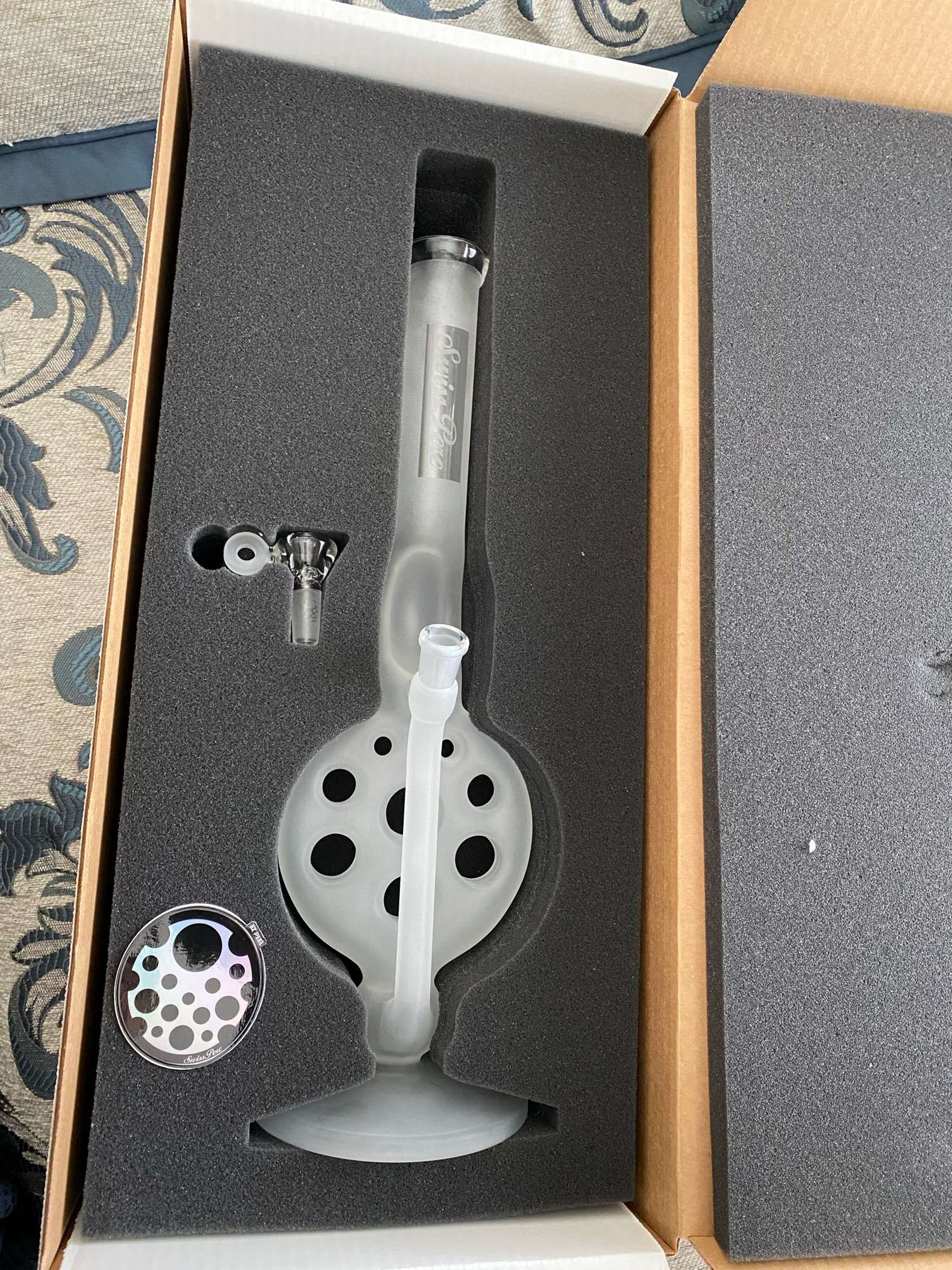 Preview pic of *420 Special* 2022 Full Size Swiss Perc Box Tube (8 hole fully blasted)