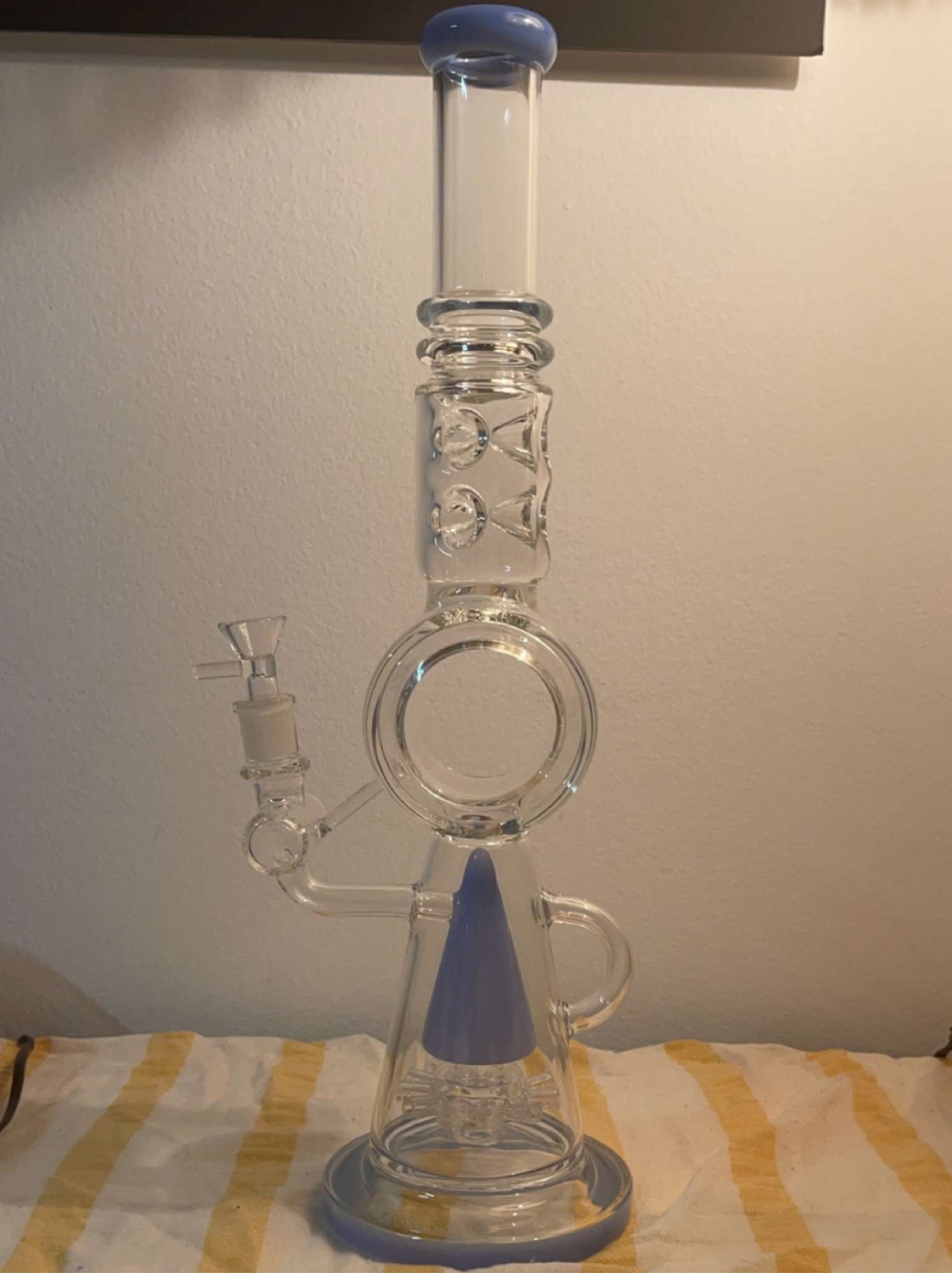 Purple Balancing Cone Bong image 0
