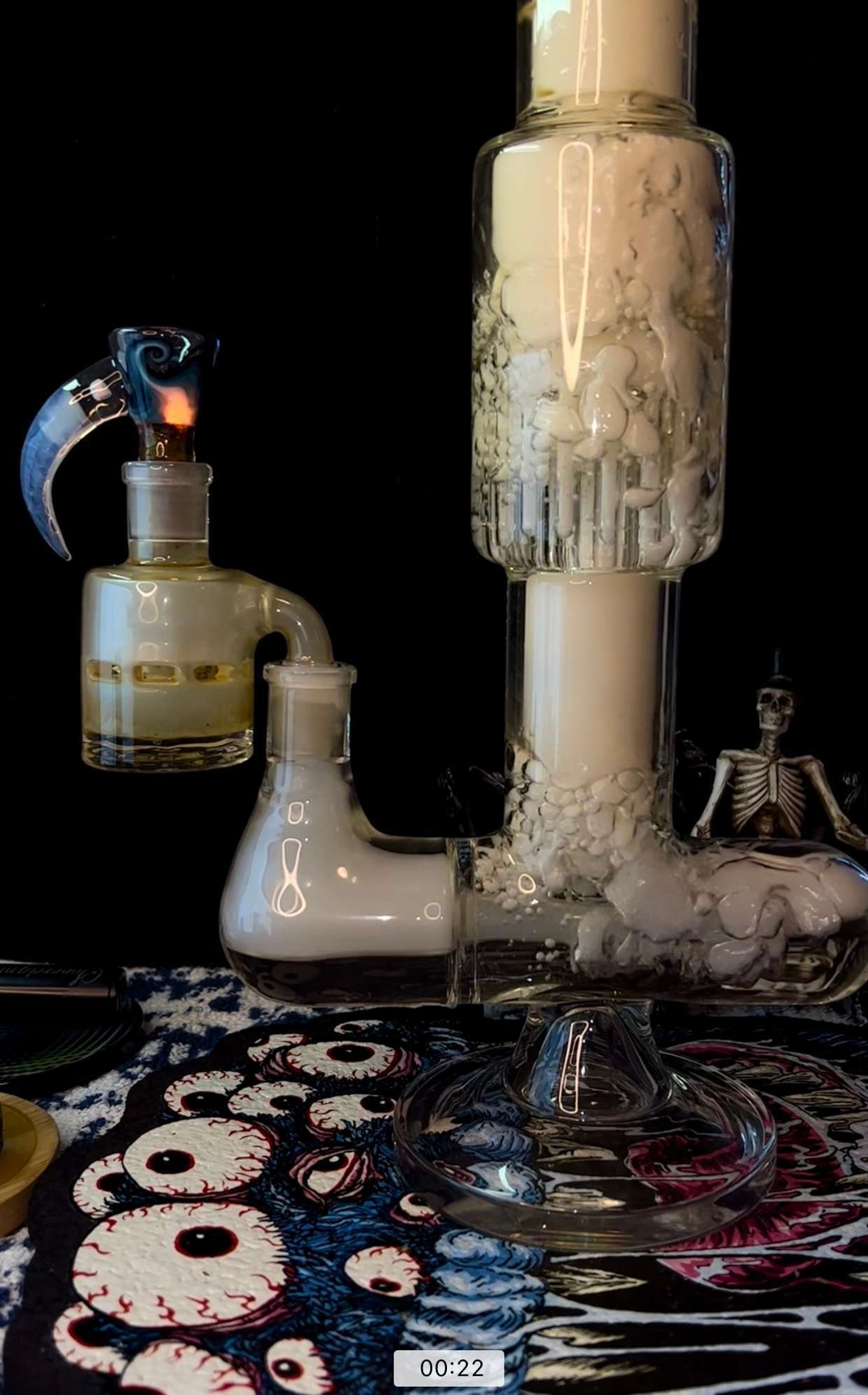 PRICE DROP Smoking Leo 14mm inline to 13 arm tree perc tube image 0