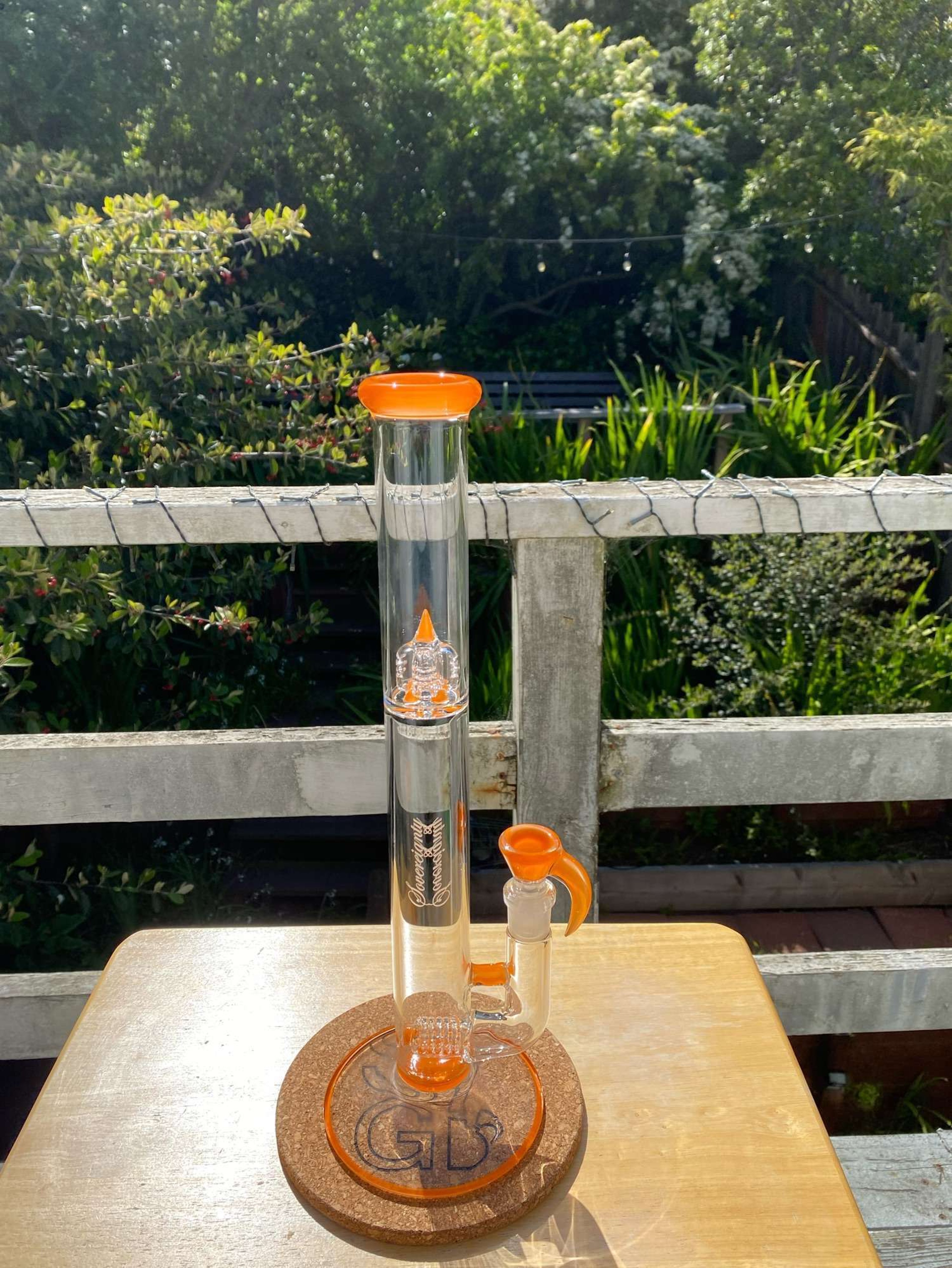 Preview pic of Sovereignty Glass FA Lava Jumbo Stemline 44🍊 🌋 