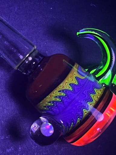 Preview pic of Baker The Glass Maker 14mm UV single hole slide