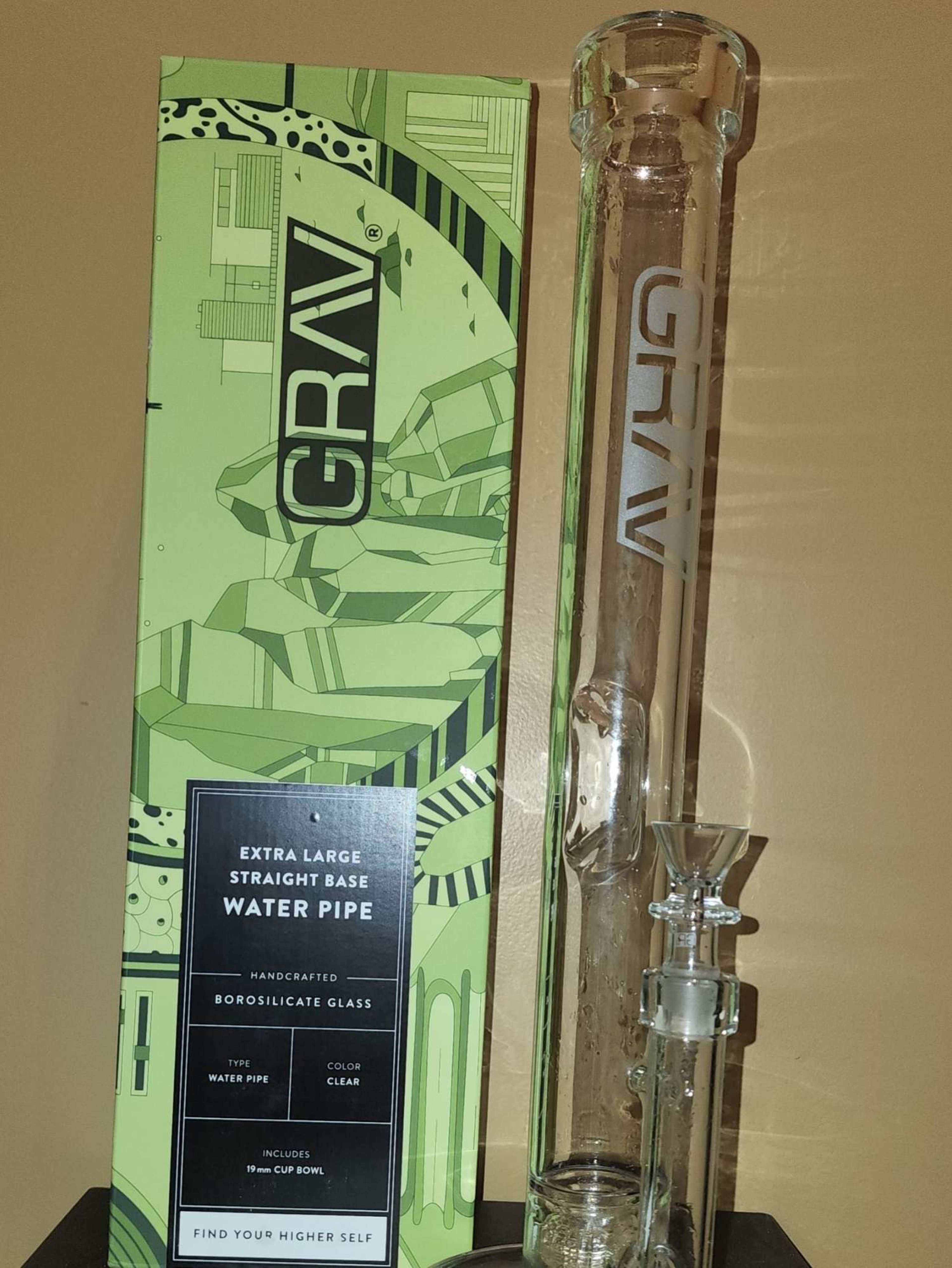 GRAV LABS EXTRA LARGE STRAIGHT WATER PIPE image 0