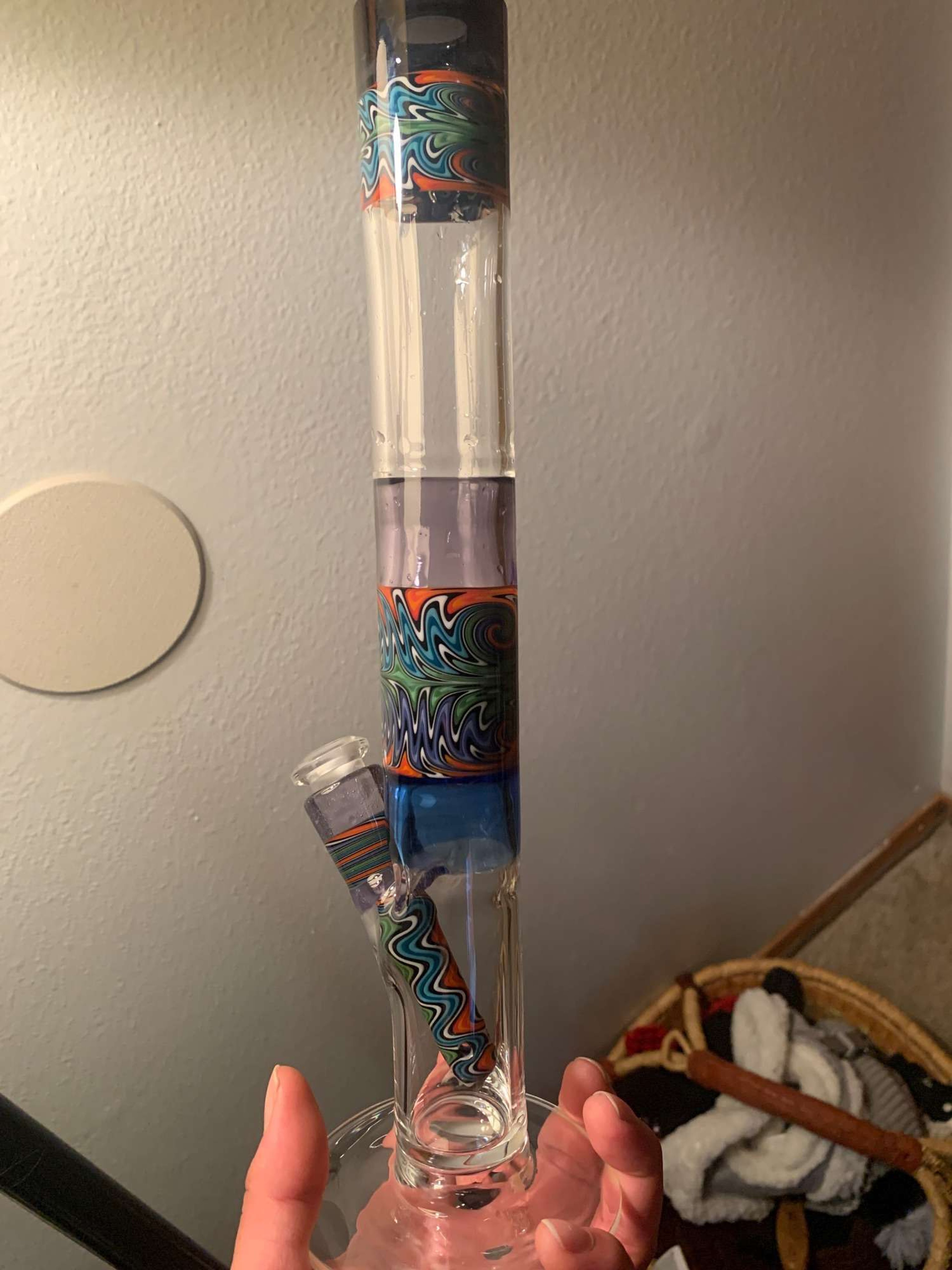 Preview pic of Nes Glass Custom Worked Straight tube 